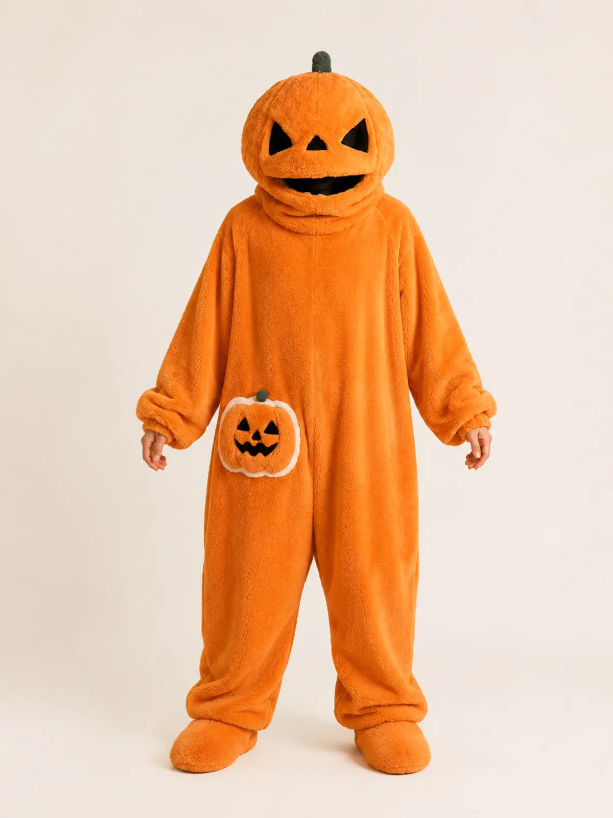 Spooky Funny Halloween Pumpkin One‑Piece Pajama