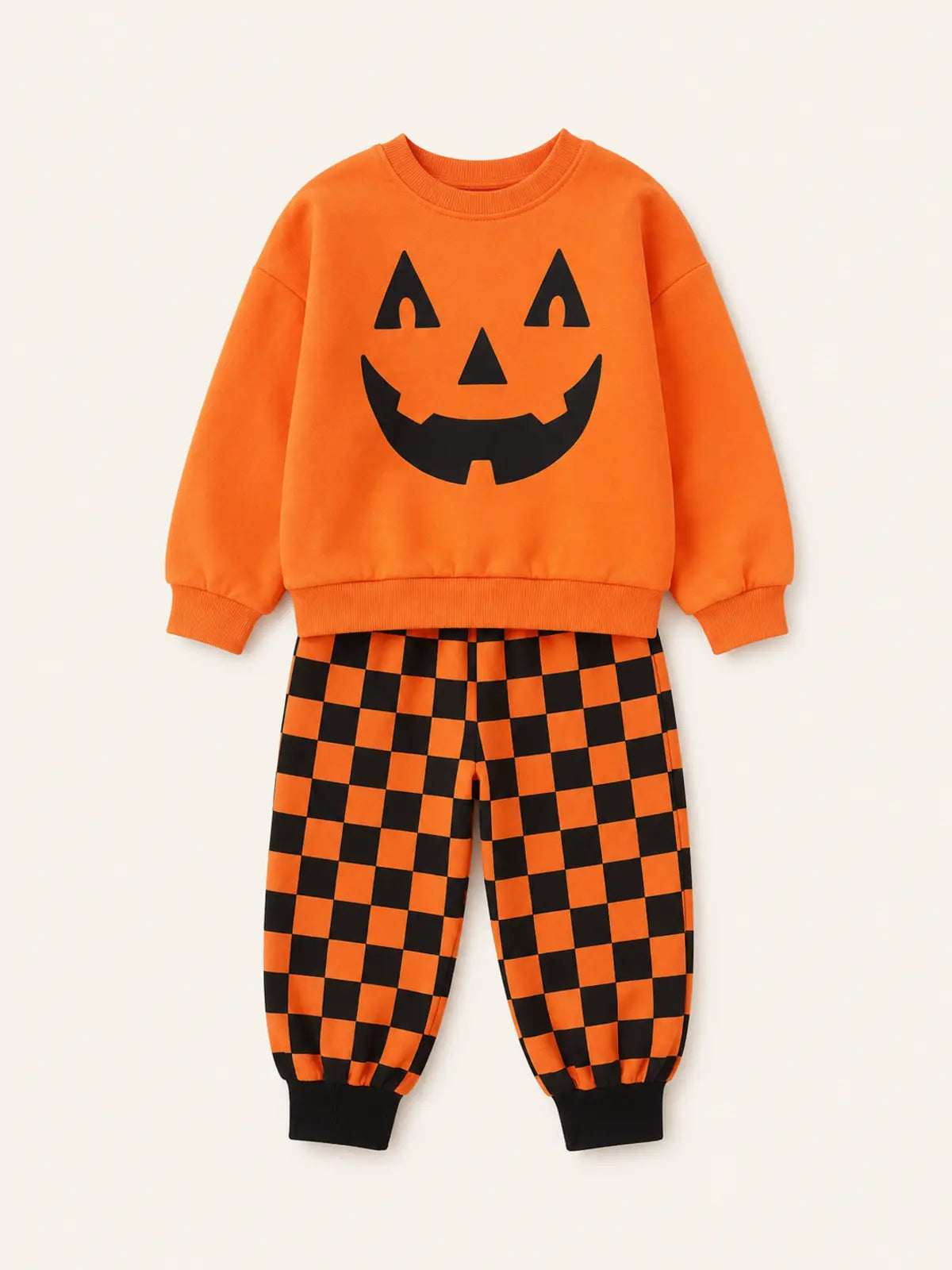 Kids’ Jack-O’-Lantern Halloween Costume Set