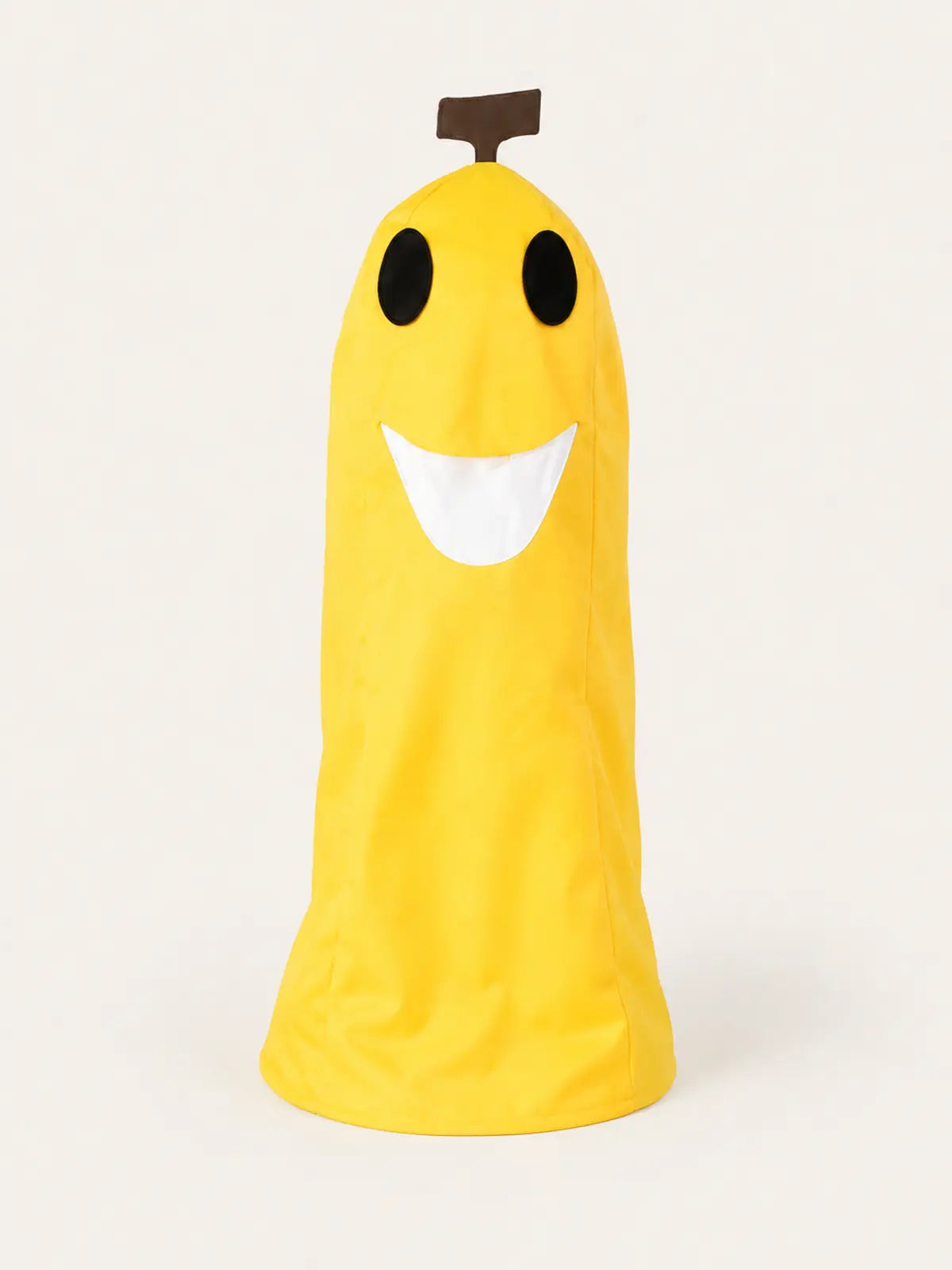 Cartoon Sick Banana Halloween Costume, Blue‑White Striped Banana Role‑Play Pajama Outfit
