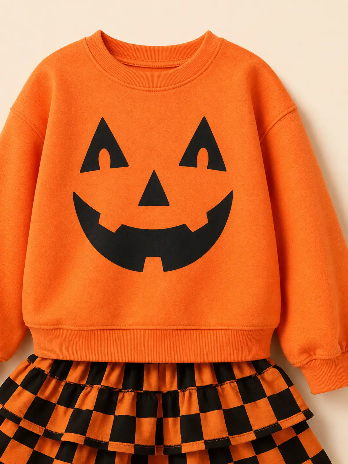 Kids’ Jack-O’-Lantern Halloween Costume Set