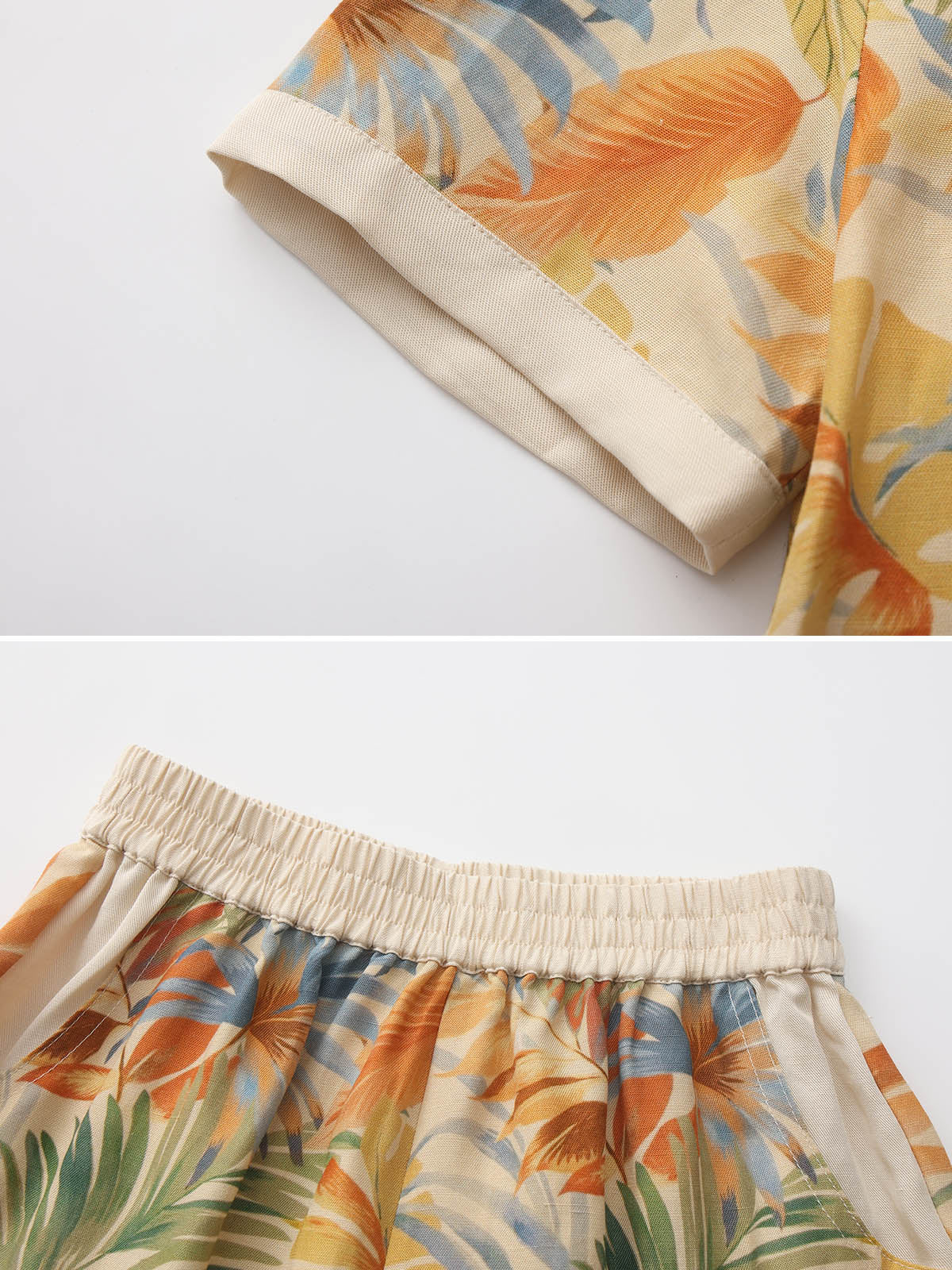 adults-flower-print-beach-set