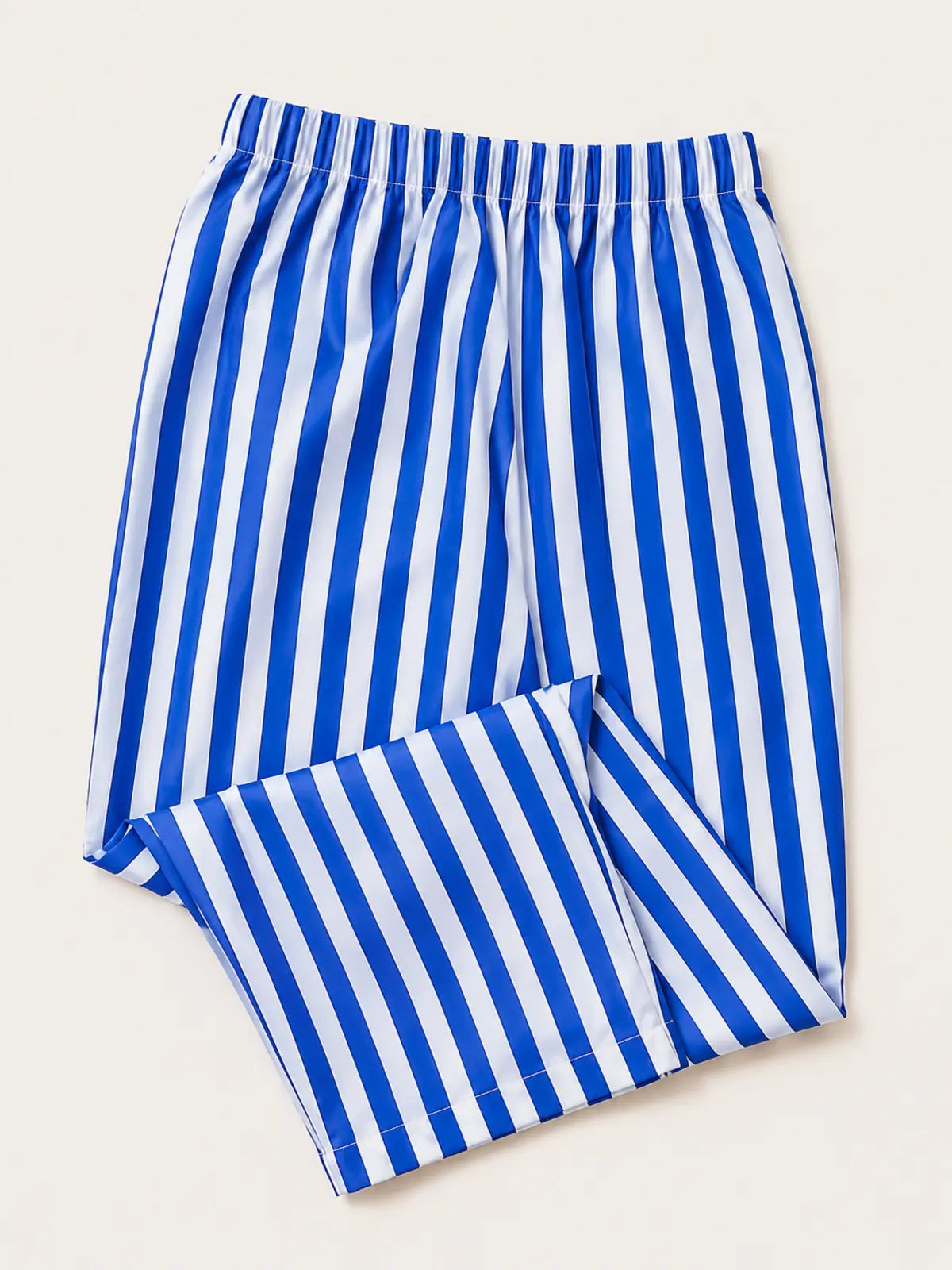 Cartoon Sick Banana Halloween Costume, Blue‑White Striped Banana Role‑Play Pajama Outfit