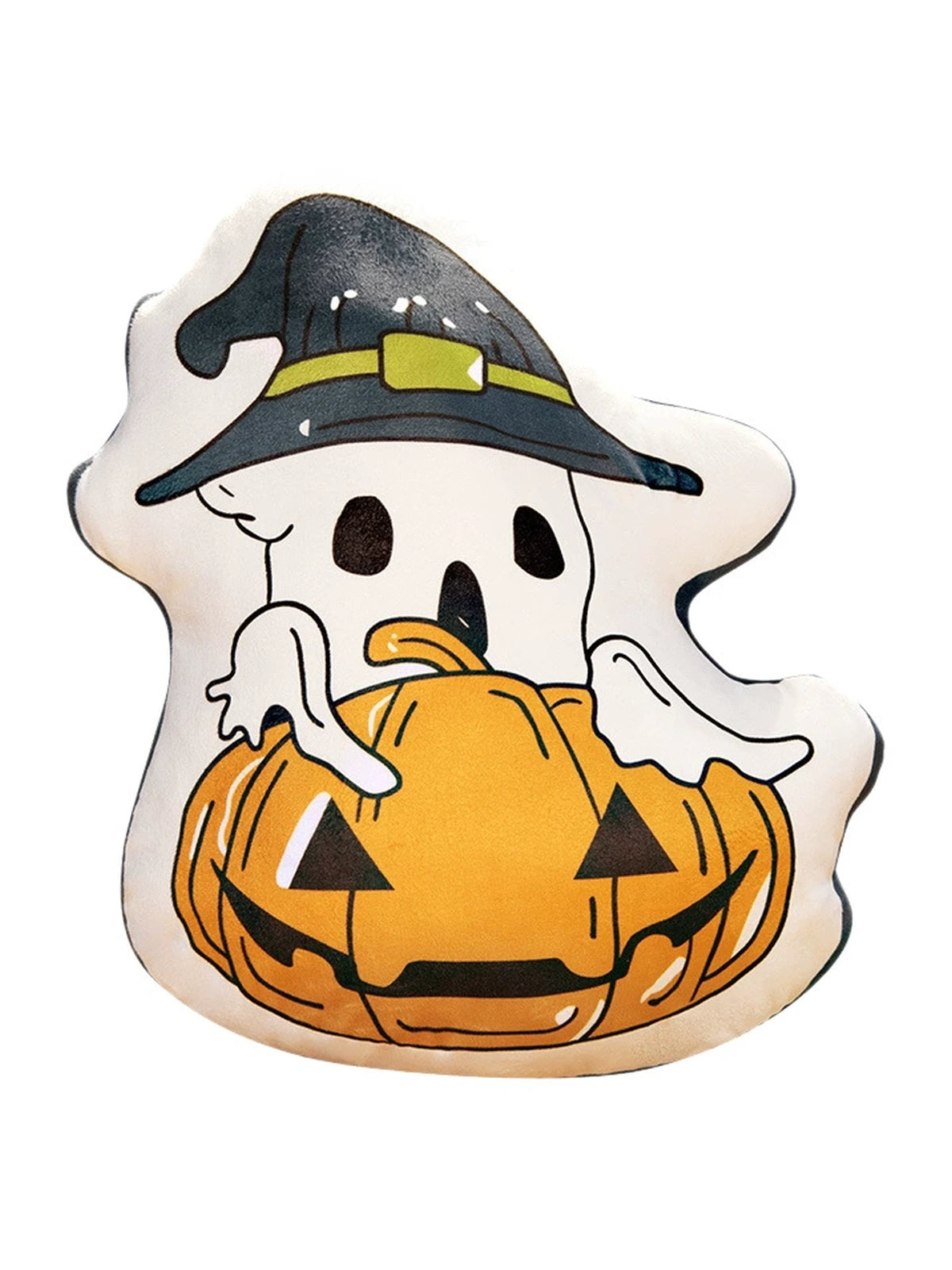 Halloween Shaped Plush Pillow, Pumpkin Ghost Grim Reaper Stuffed Doll, Spooky Home Decor Toy