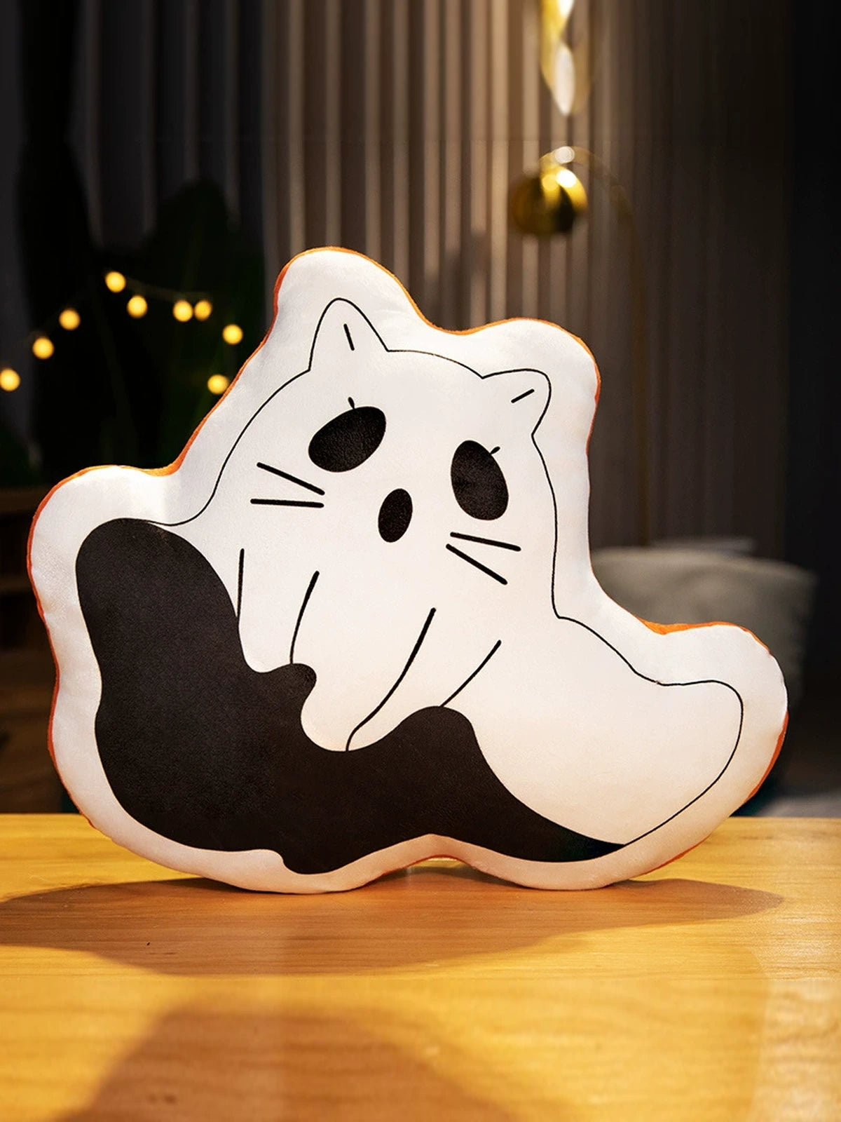 Halloween Shaped Plush Pillow, Pumpkin Ghost Grim Reaper Stuffed Doll, Spooky Home Decor Toy