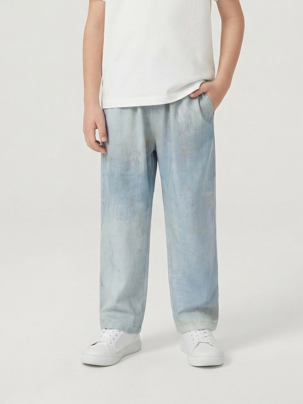 Kins Class Besticktes T-Shirt & Jeans-Set für Kinder