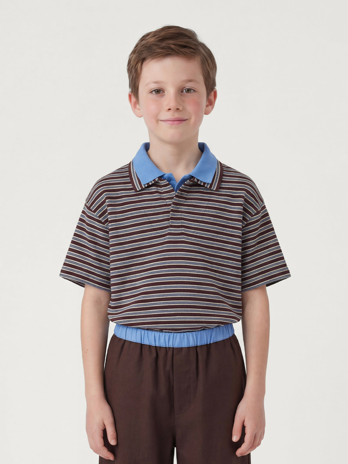 Kins Class Gestreiftes Polo-T-Shirt & Hose für Kinder