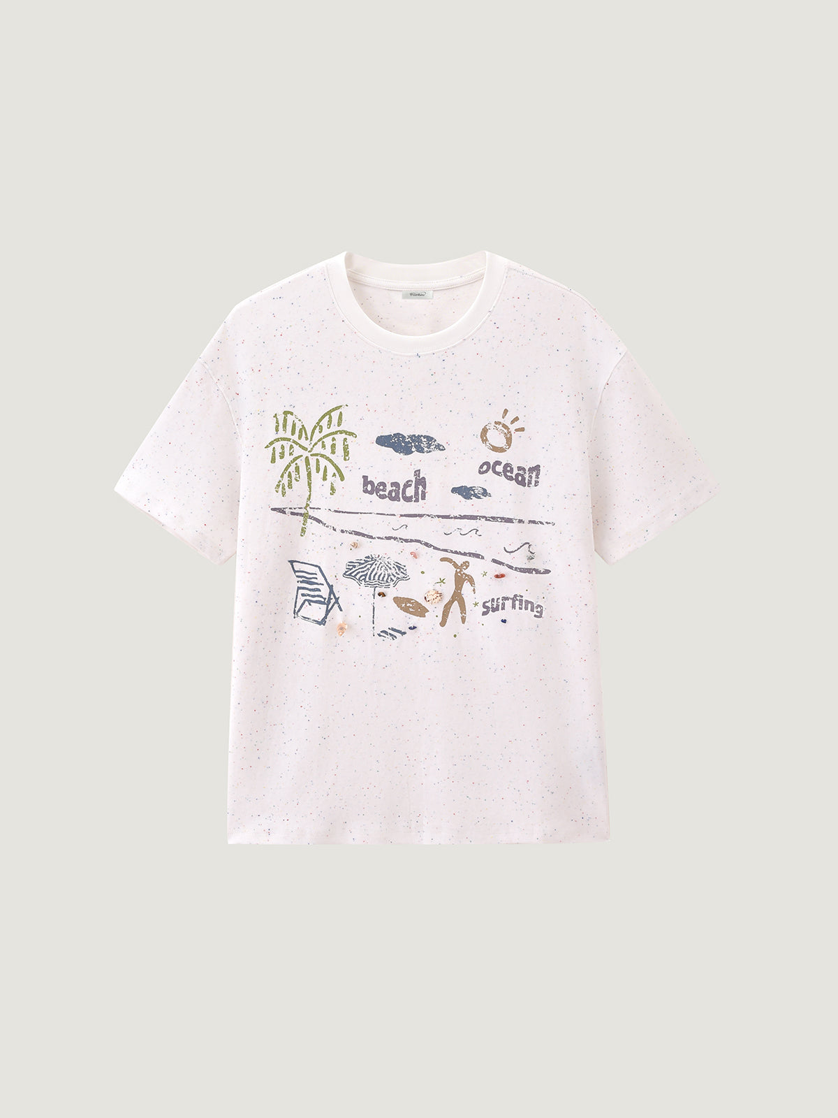 Sunny Escape Printed T-Shirt For Adults