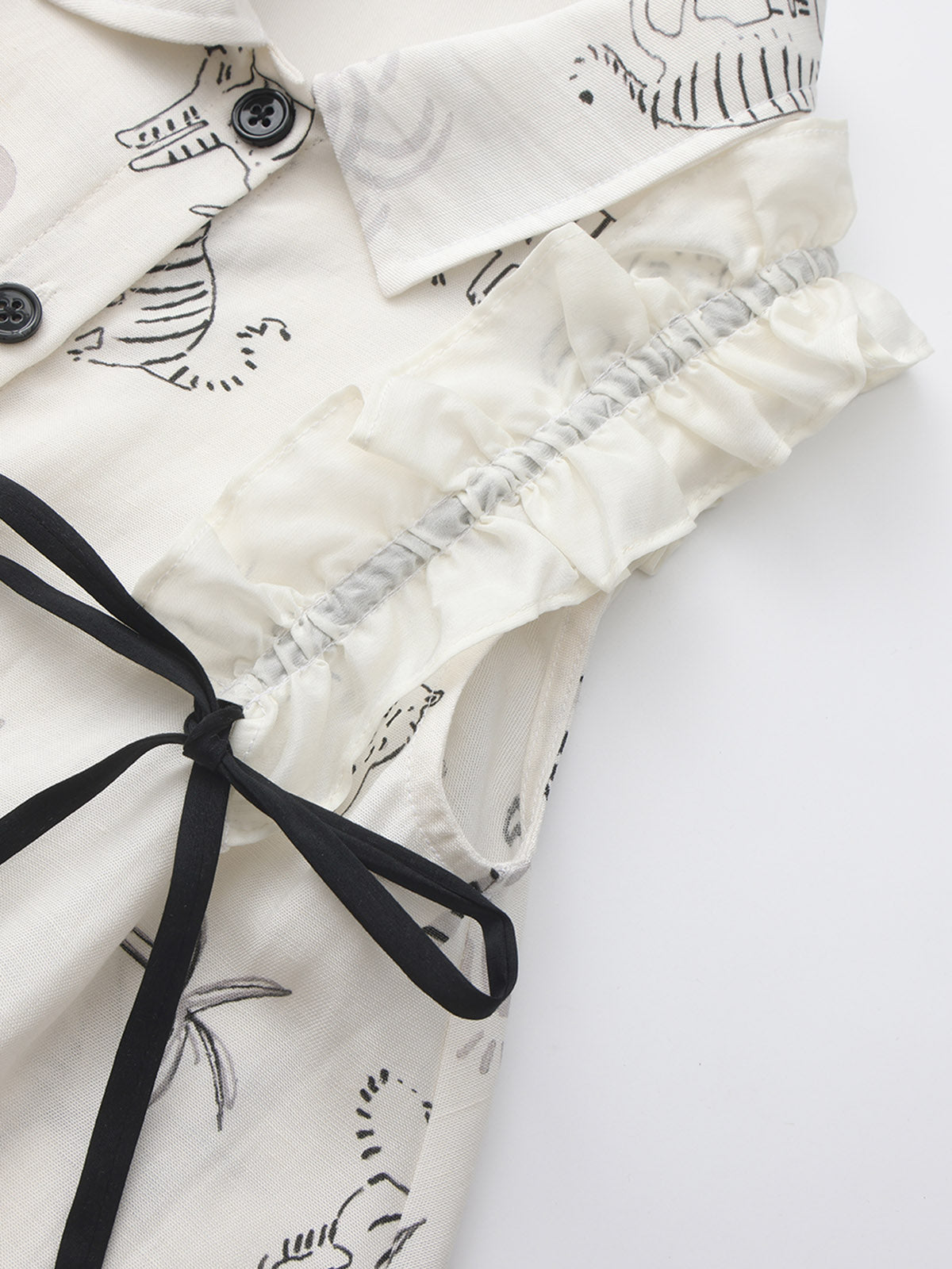 kids-white-bowtie-beach-set