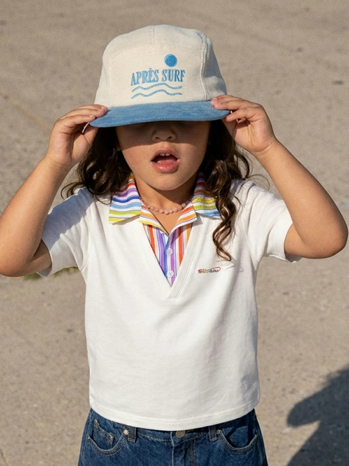 Pride Month Parade Picnic Collar Tee for Kids