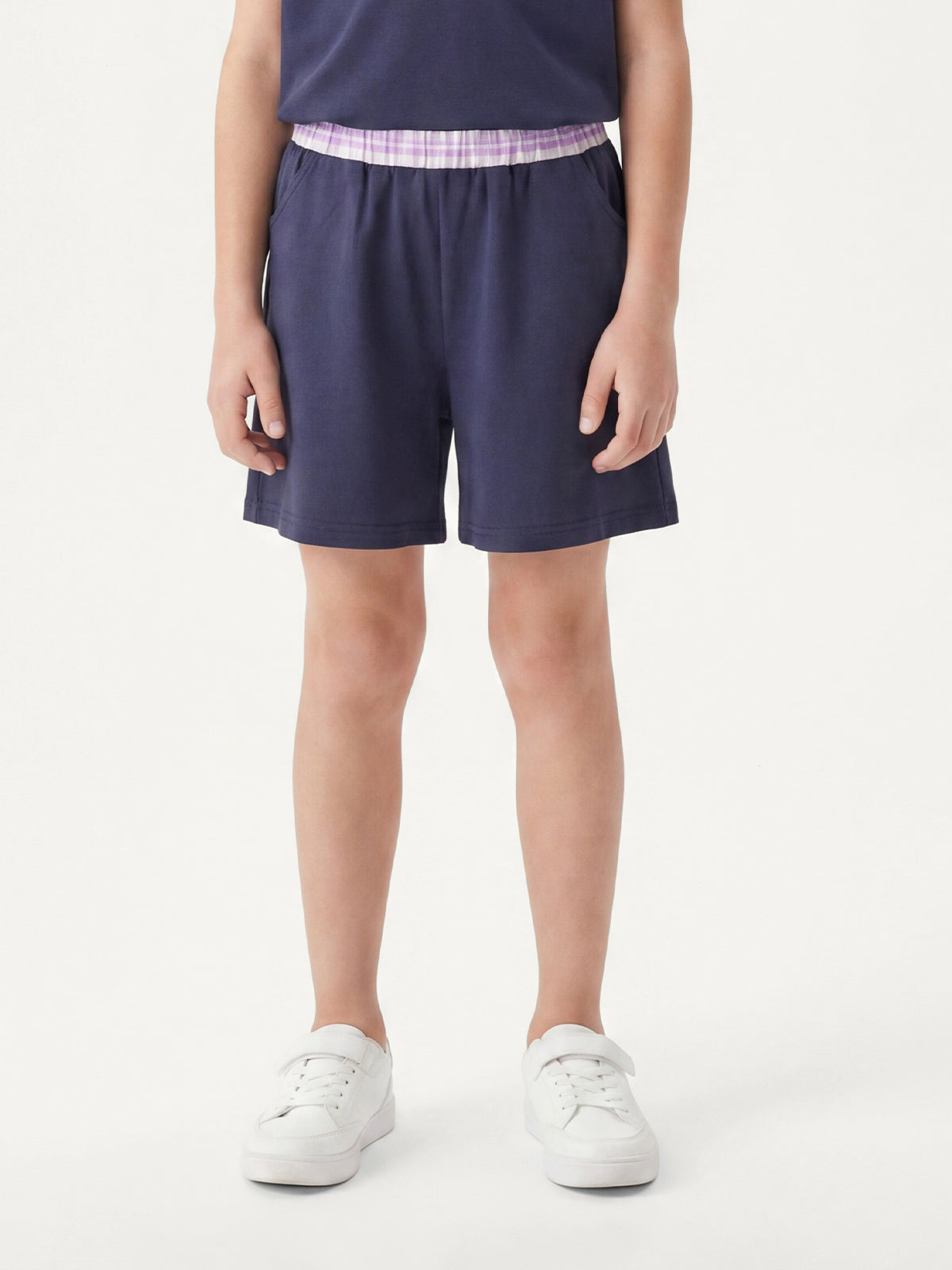 Kins Class Prinzessin Kragen Crop Polo-T-Shirt & Shorts für Kinder