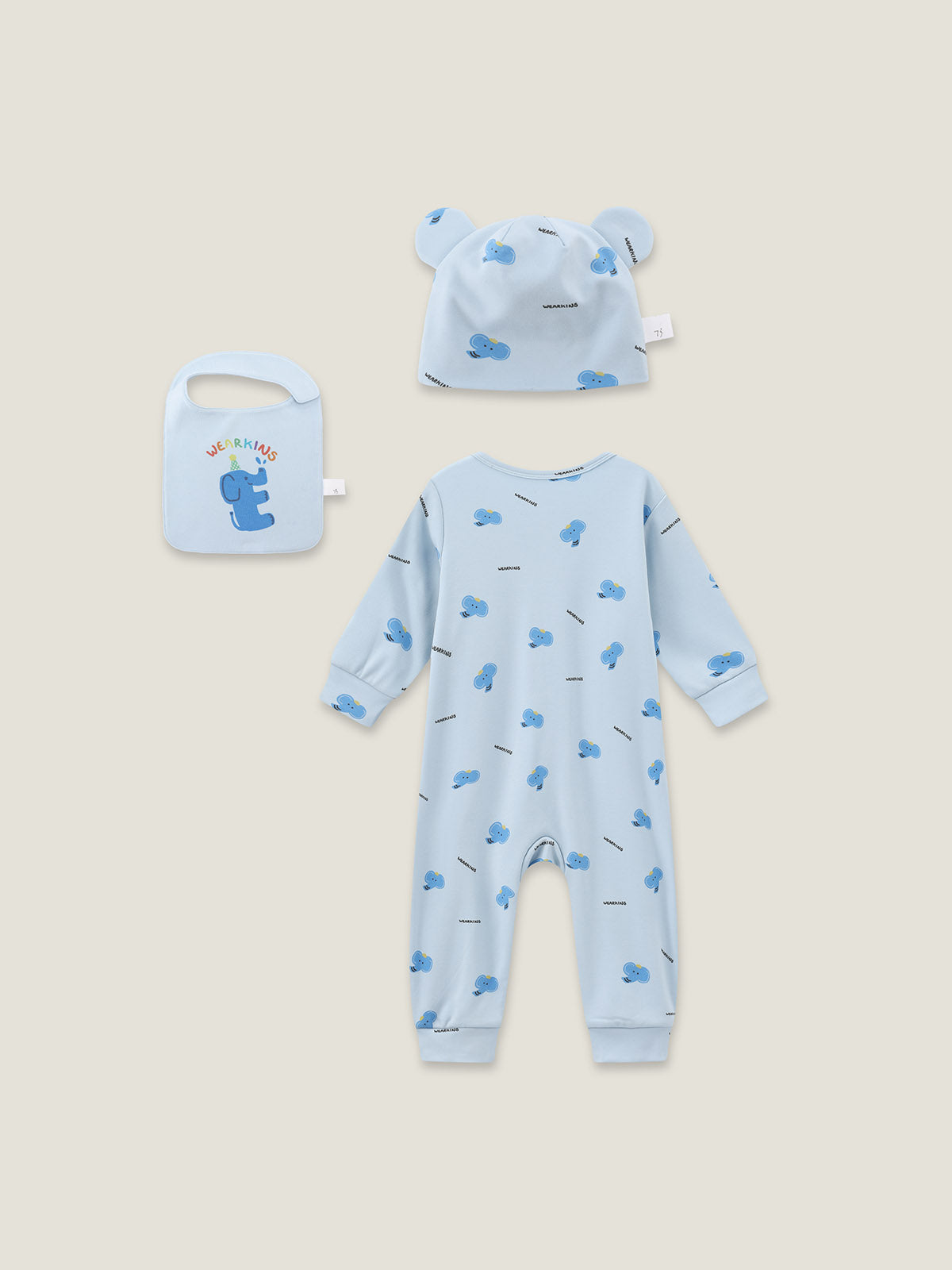 baby-elephant-print-onesie