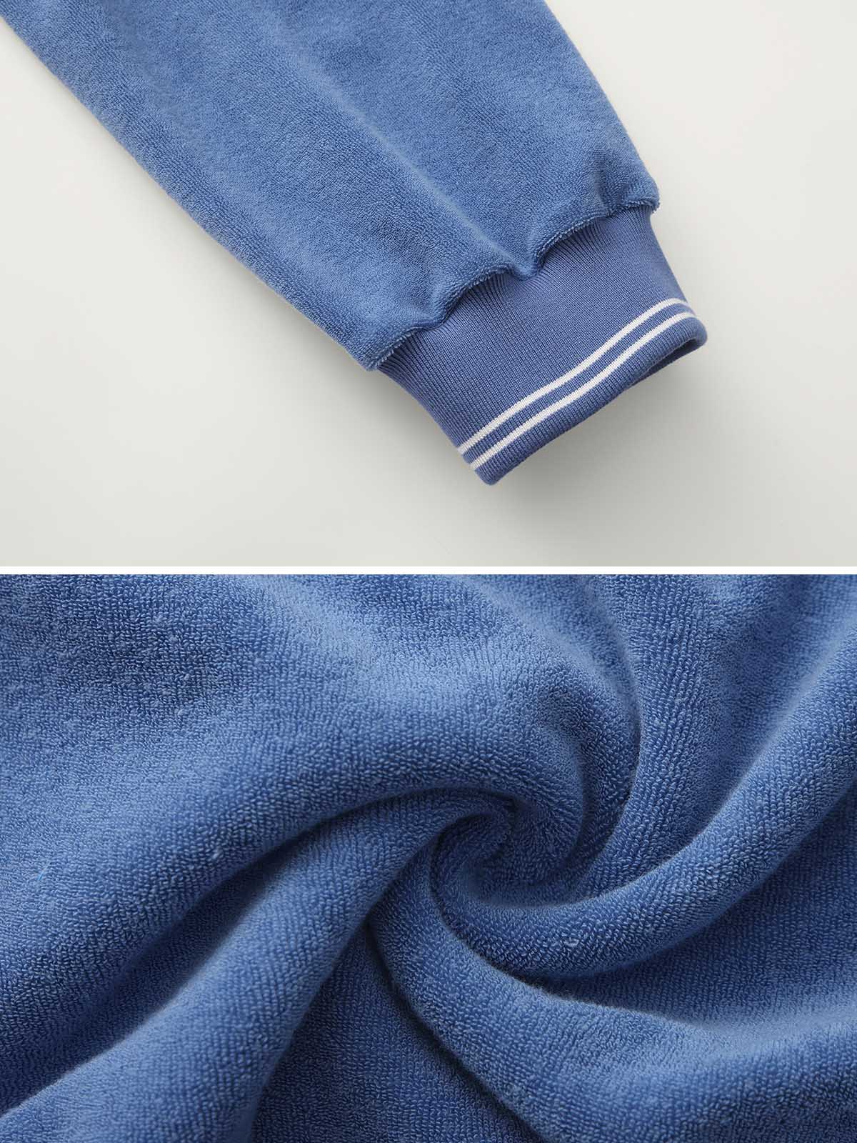 Adult Blue Sweatshirt Set