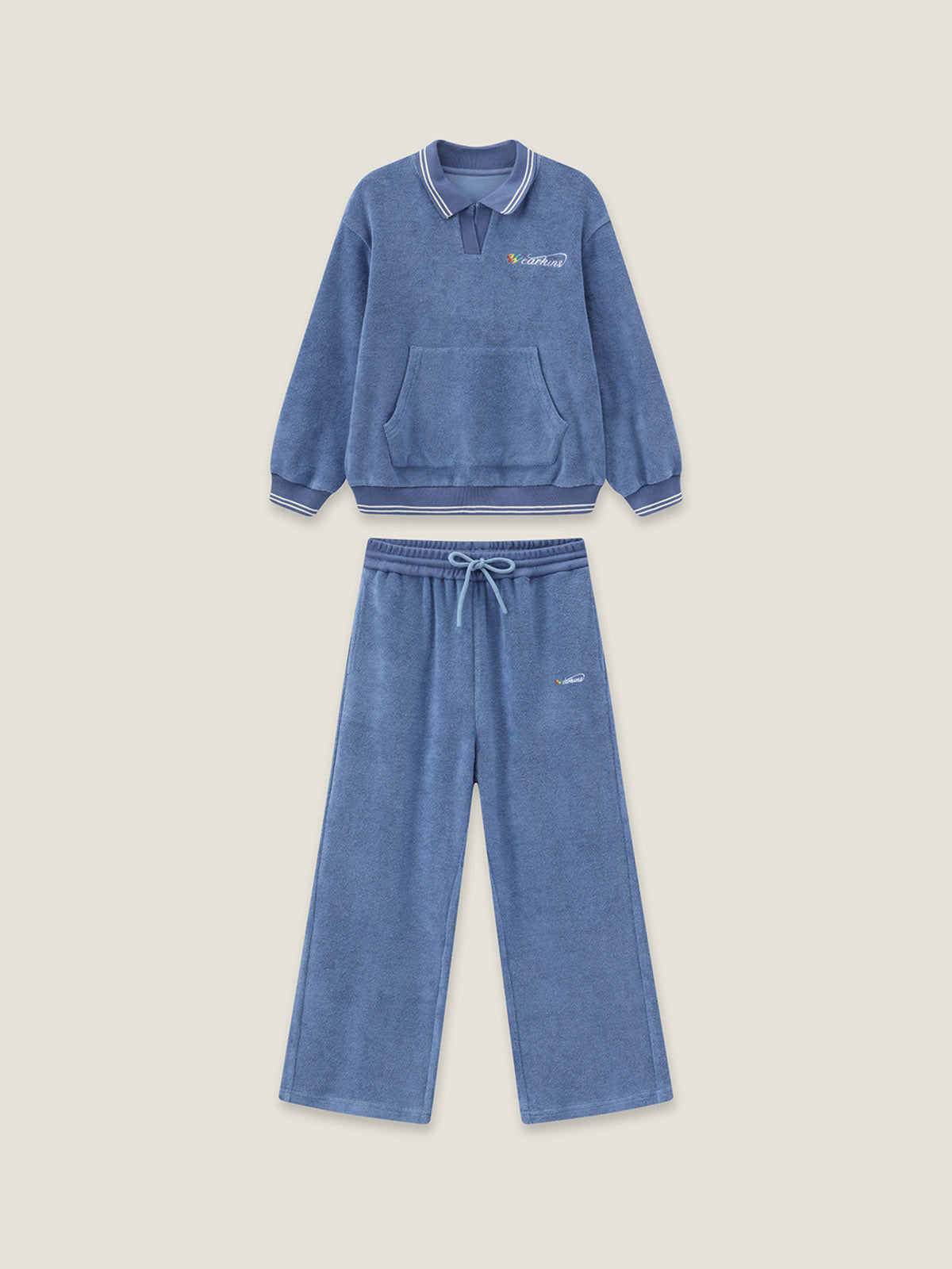 Kid's Blue Sweatshirt Set