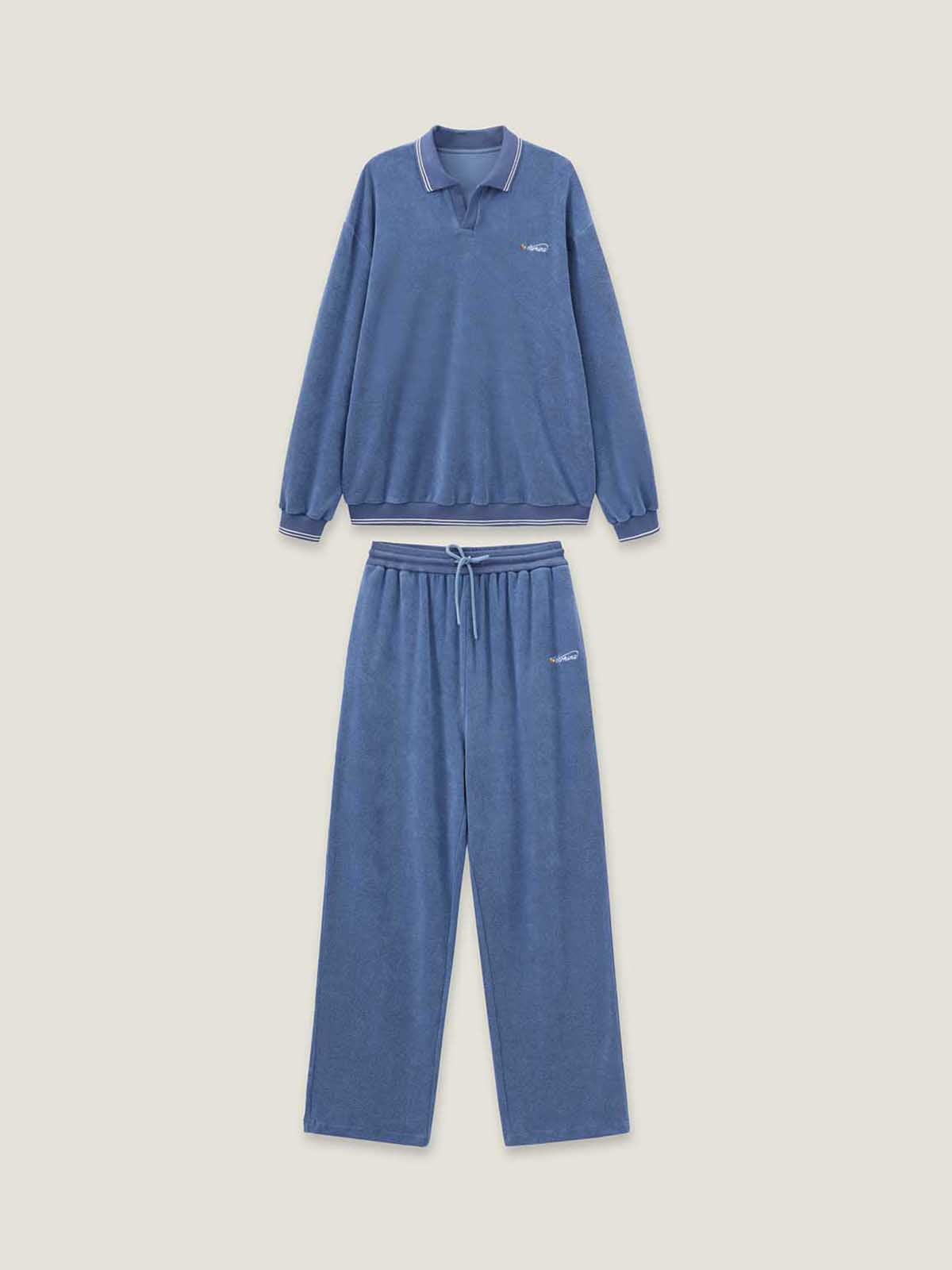 Adult Blue Sweatshirt Set