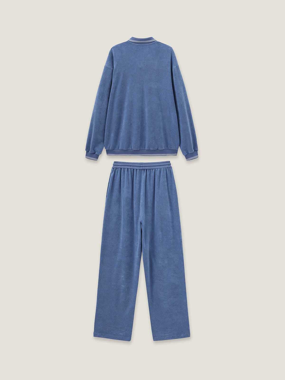 Adult Blue Sweatshirt Set