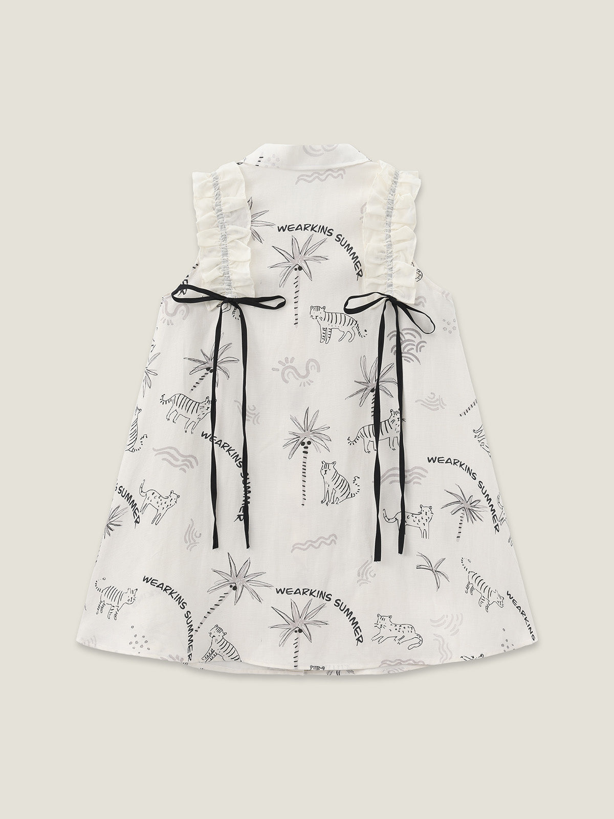 kids-white-bowtie-beach-set