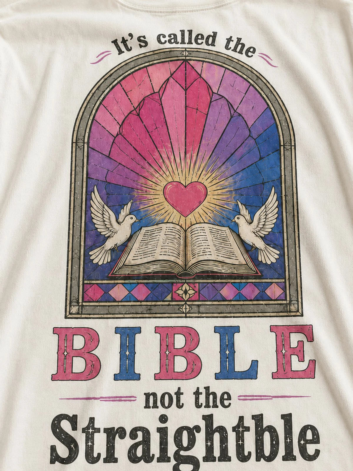 LGBTQ Bibel Grafik-T-Shirt | PRIDE MONTH