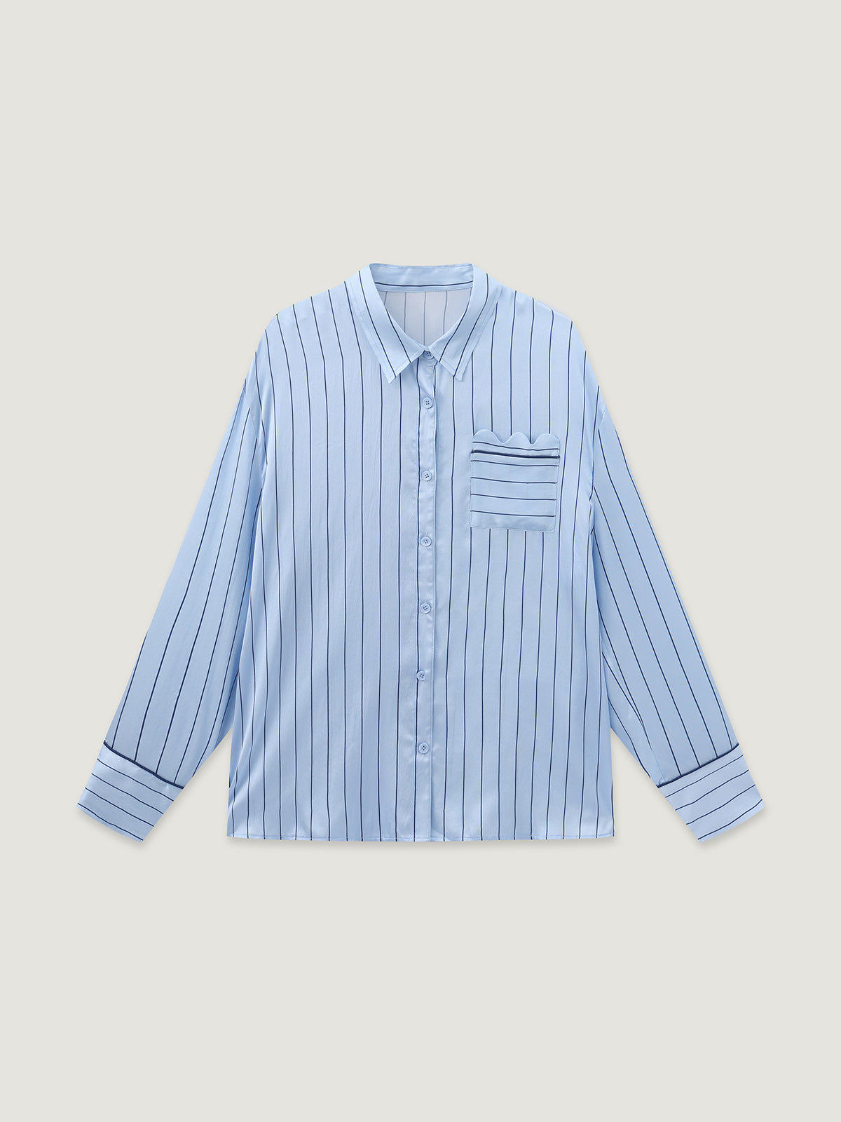 Cozy Nest Silk 3-Piece Pajamas Set For Adults