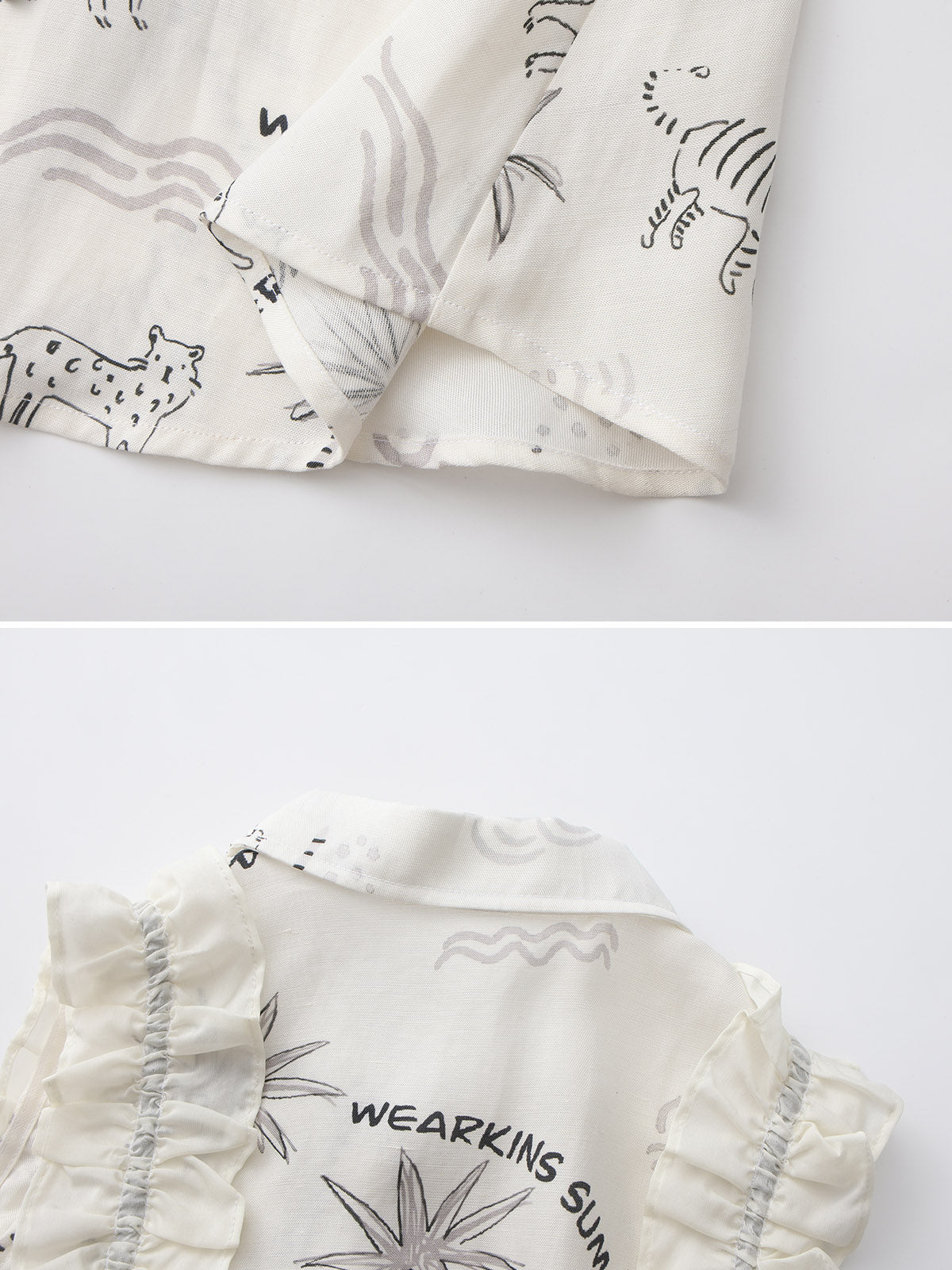kids-white-bowtie-beach-set