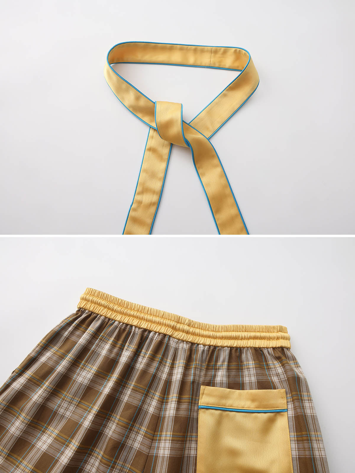 adults-brown-plaid-pajamas-set