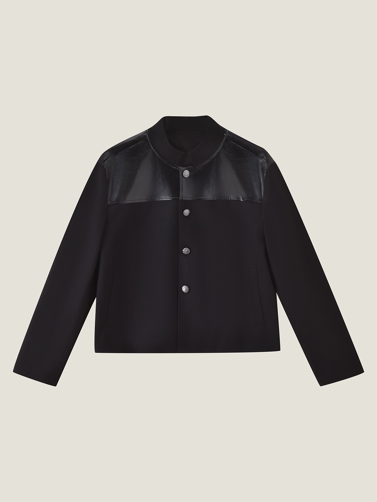 Adult Studded Collar Shirt, Tailored Shorts and Jacket Set | KINS CLASS