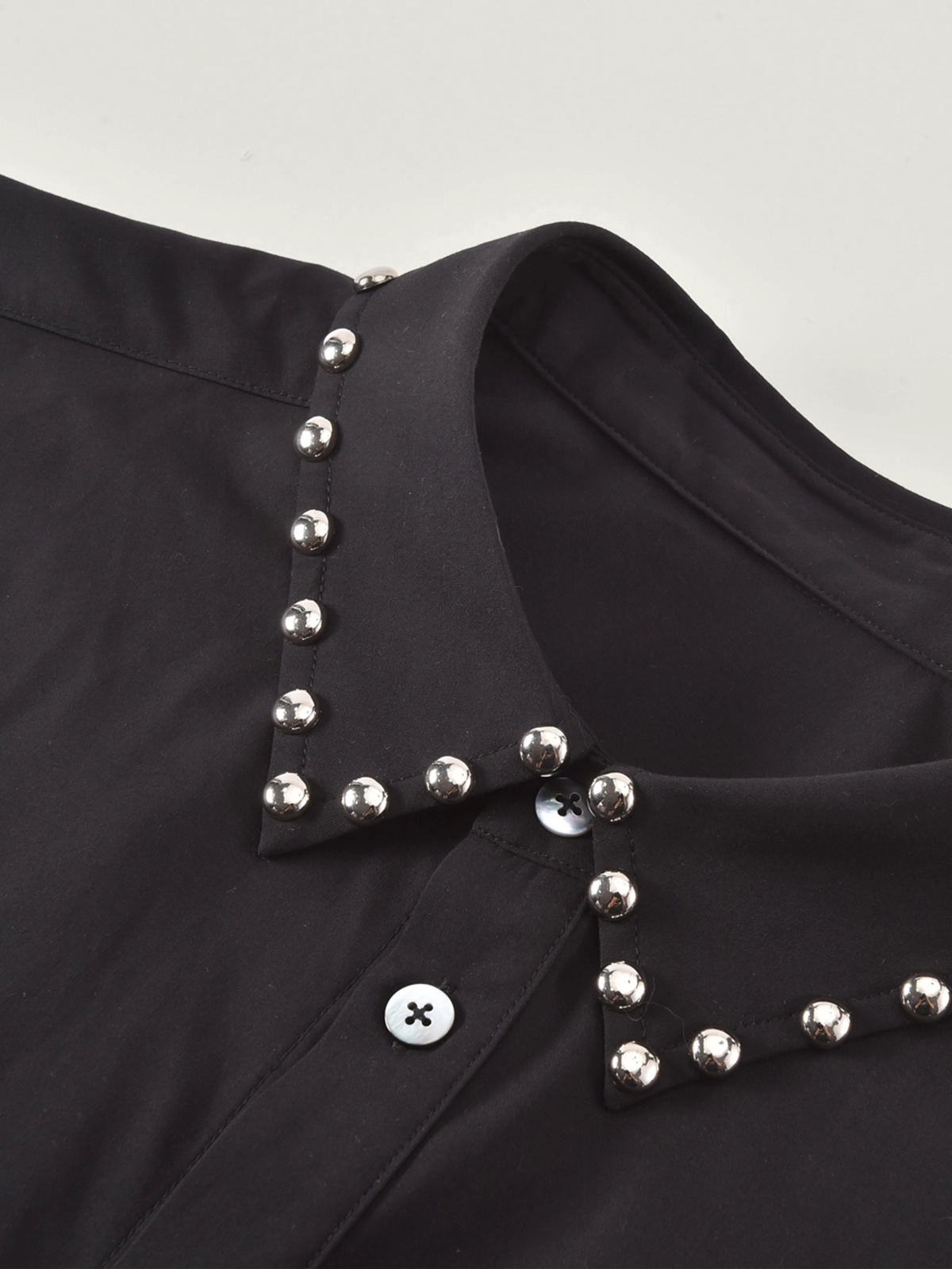 Adult Studded Collar Shirt, Tailored Shorts and Jacket Set | KINS CLASS