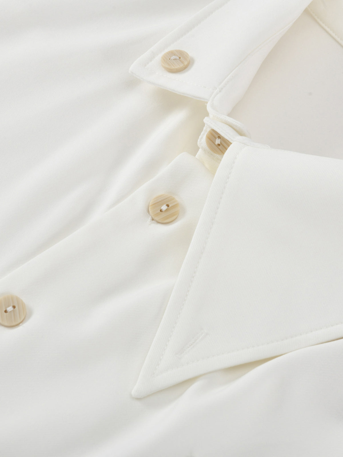 Asymmetric Collar Structured Shirt for Adults|KINS CLASS