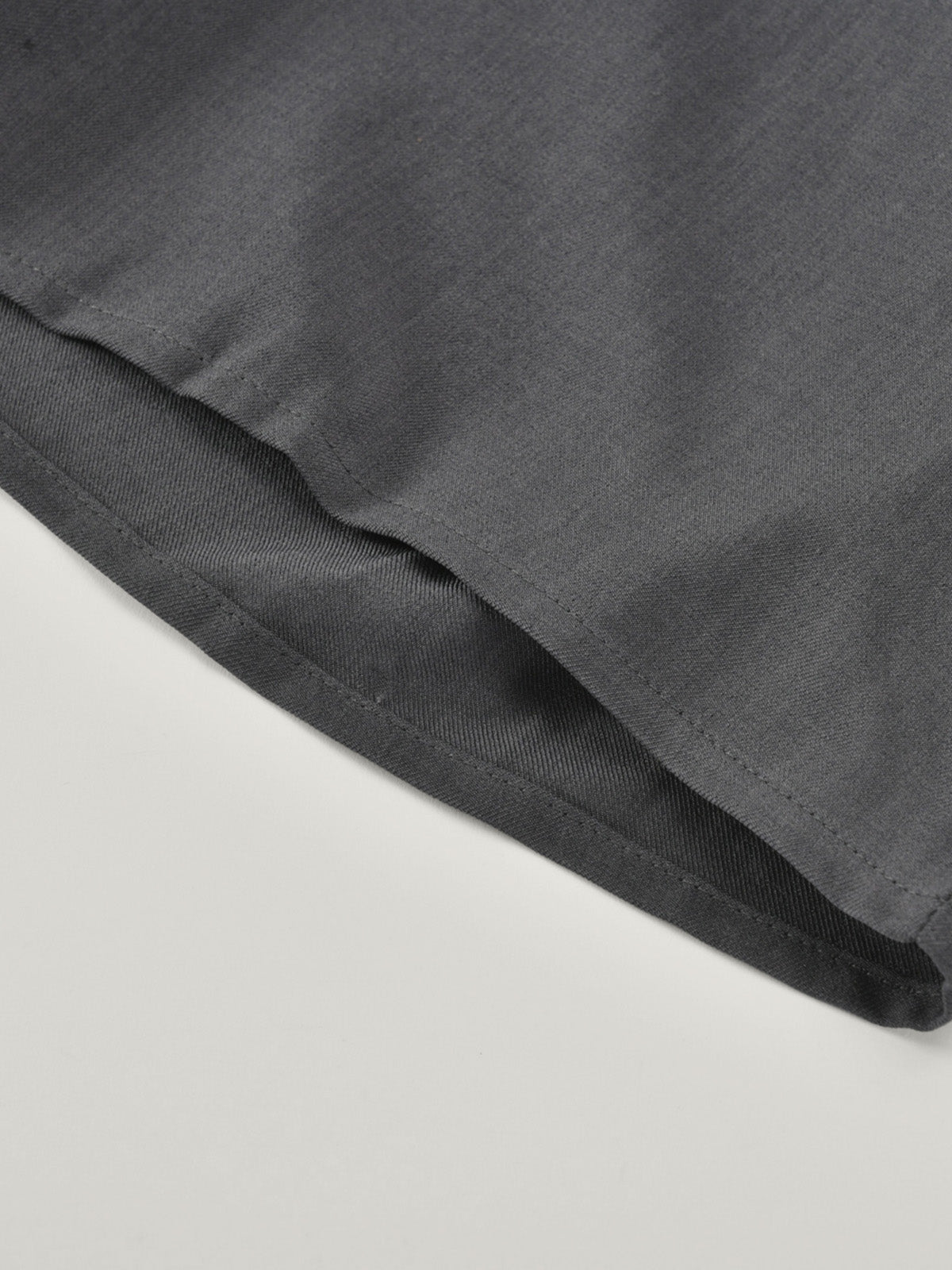 Convertible Collar Asymmetric Short Sleeve Shirt|KINS CLASS