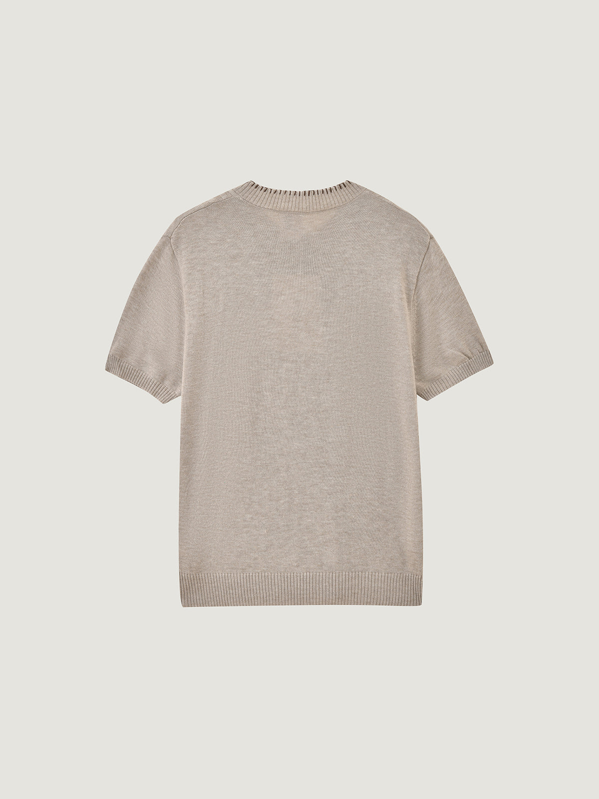 Cable Knit Short Sleeve Henley T-Shirt For Adults | KINS CLASS