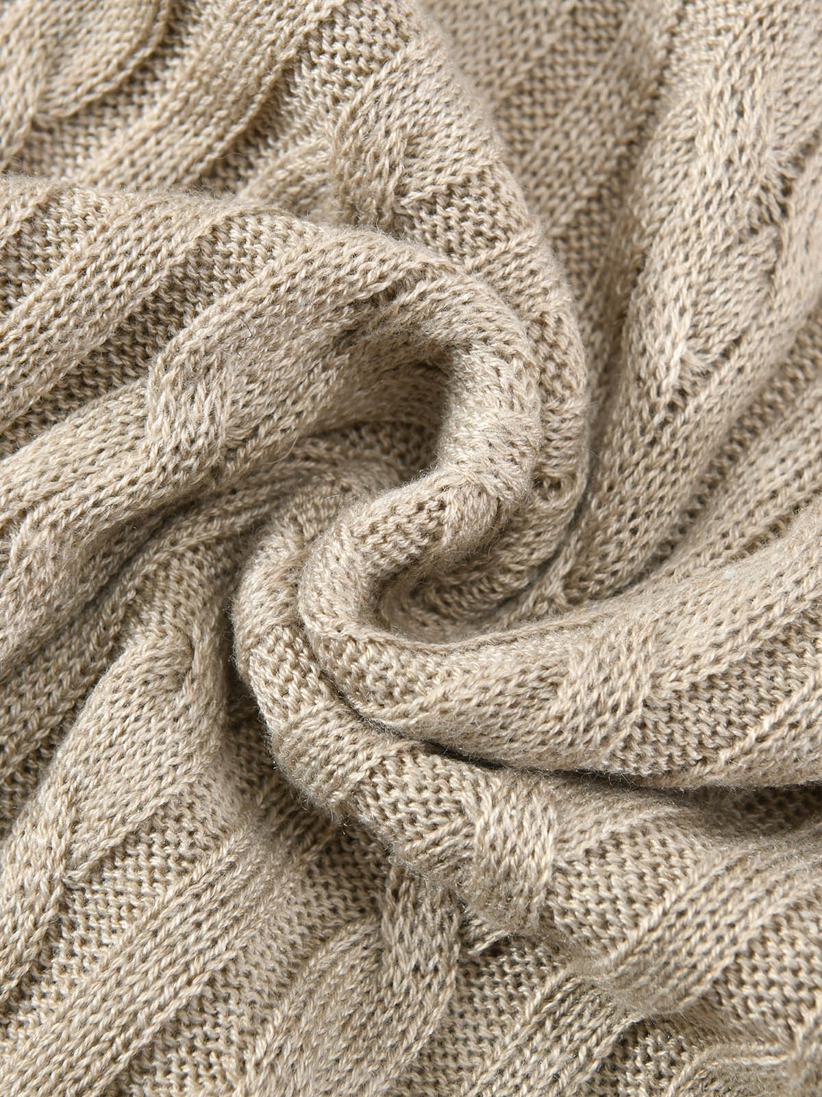 Cable Knit Short Sleeve Henley T-Shirt For Adults | KINS CLASS