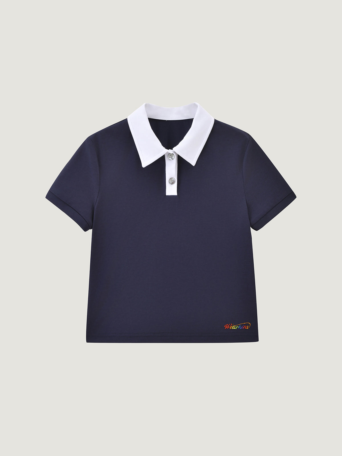 Kins Class Prinzessinnen-Kragen-Crop-Polo-Shirt & bauschiger Minirock für Kinder