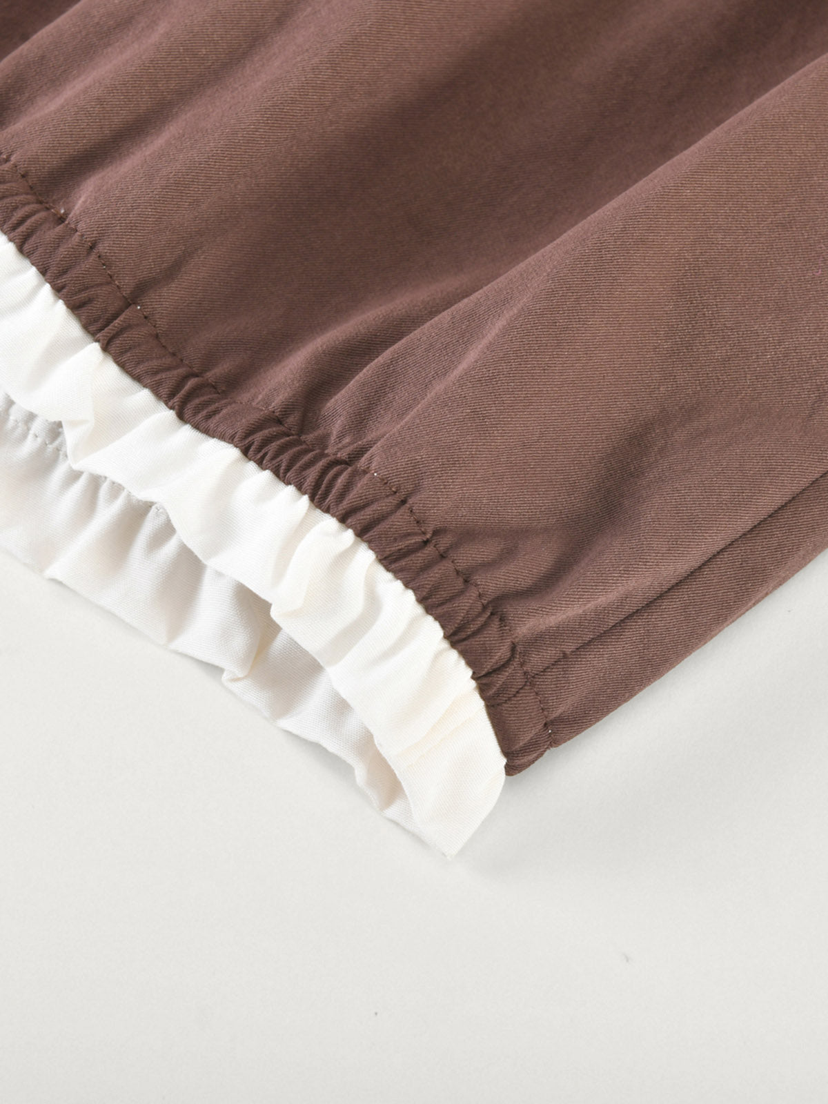 Kins Class Preppy Layered Ruffle Bloomers Shorts For Adults