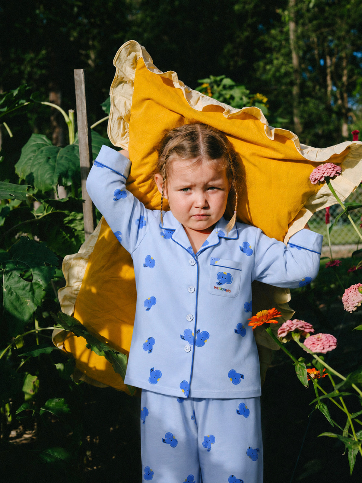 Elephant Printed Pajamas Set For Kids | COZY NEST