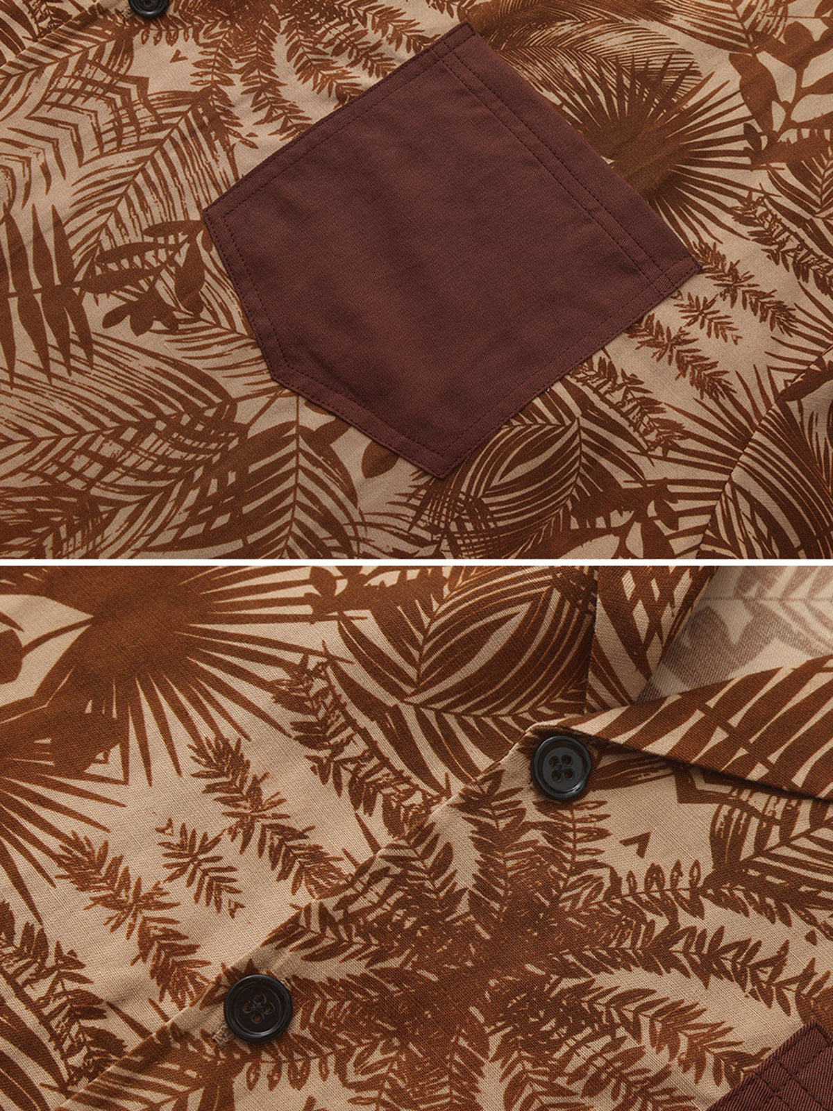 Adult's Zebra Stripes Shirt Detail