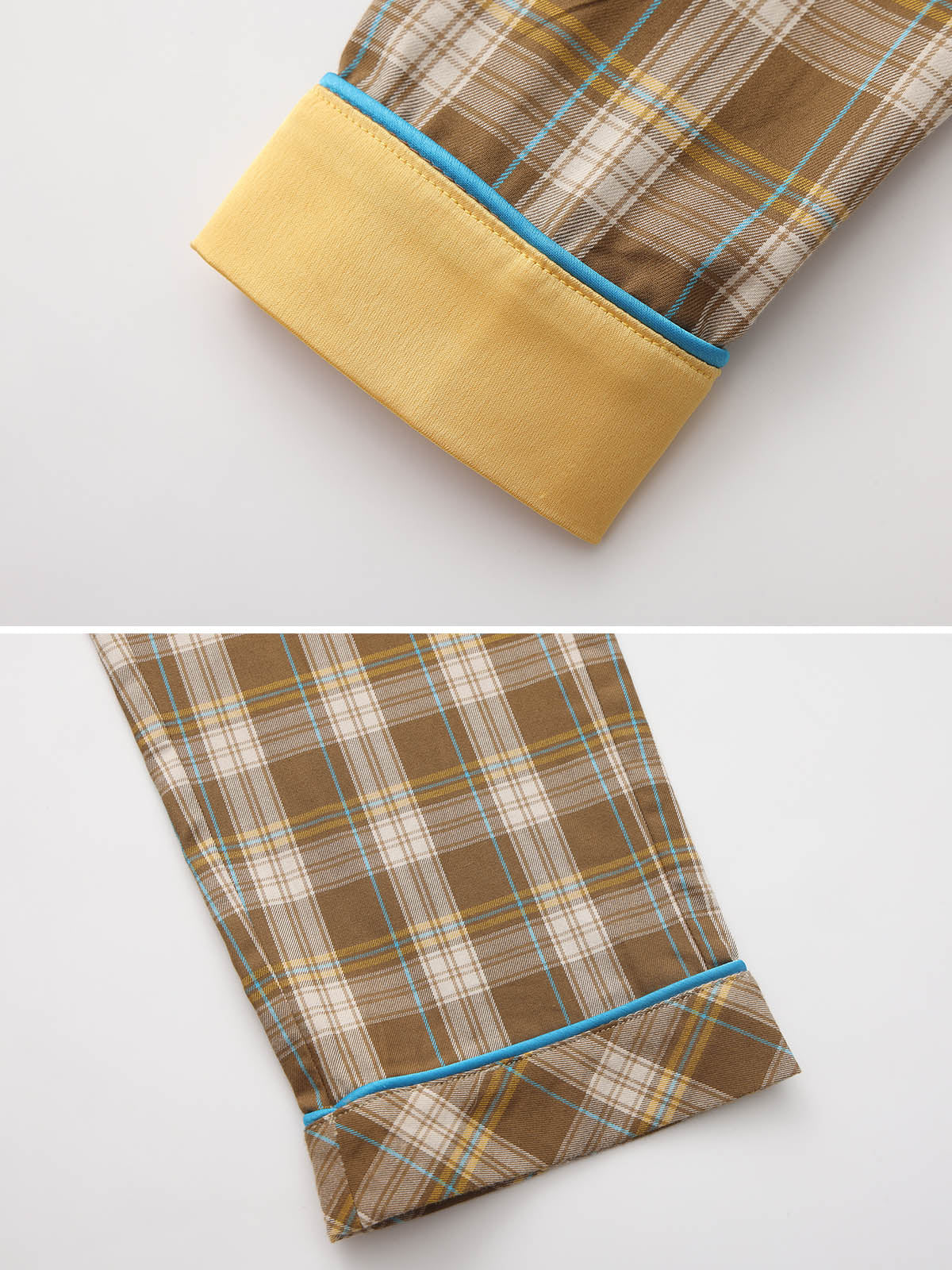 kids-plaid-pajams-suit