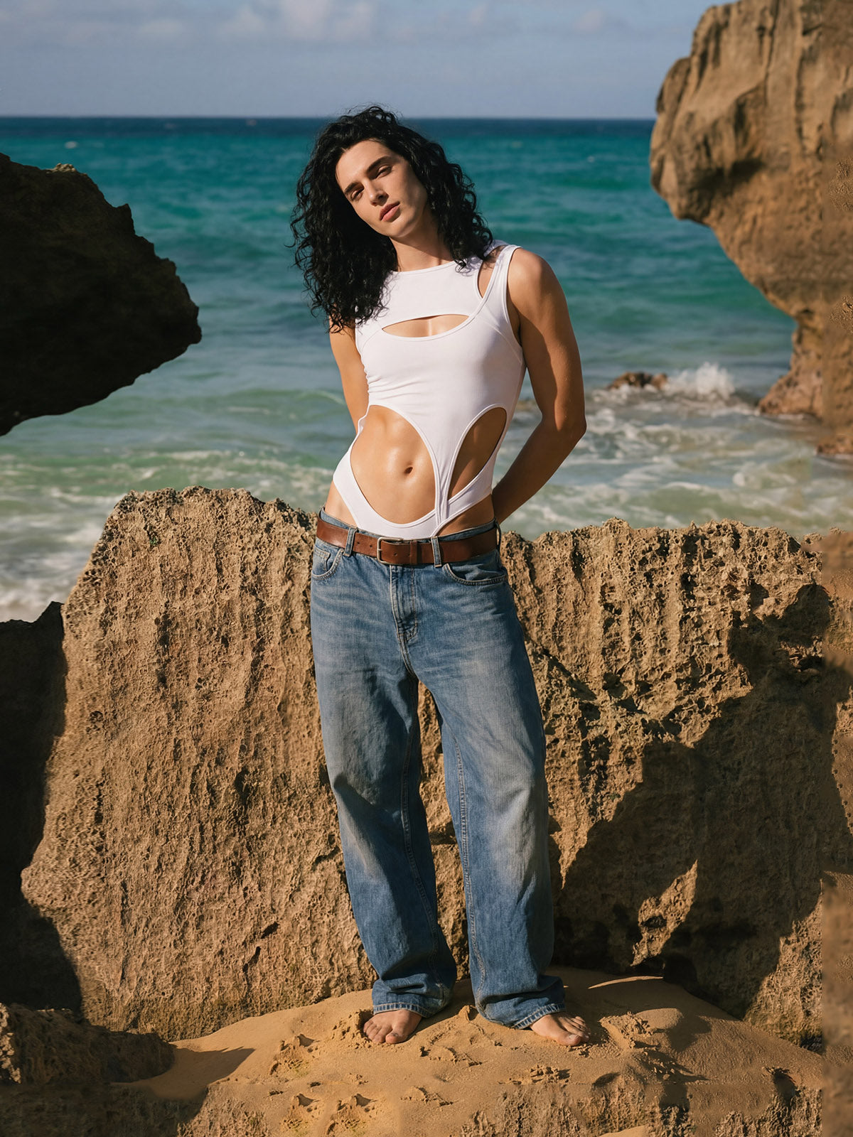 Pride Month Gender-Free Cut-Out Bodysuit