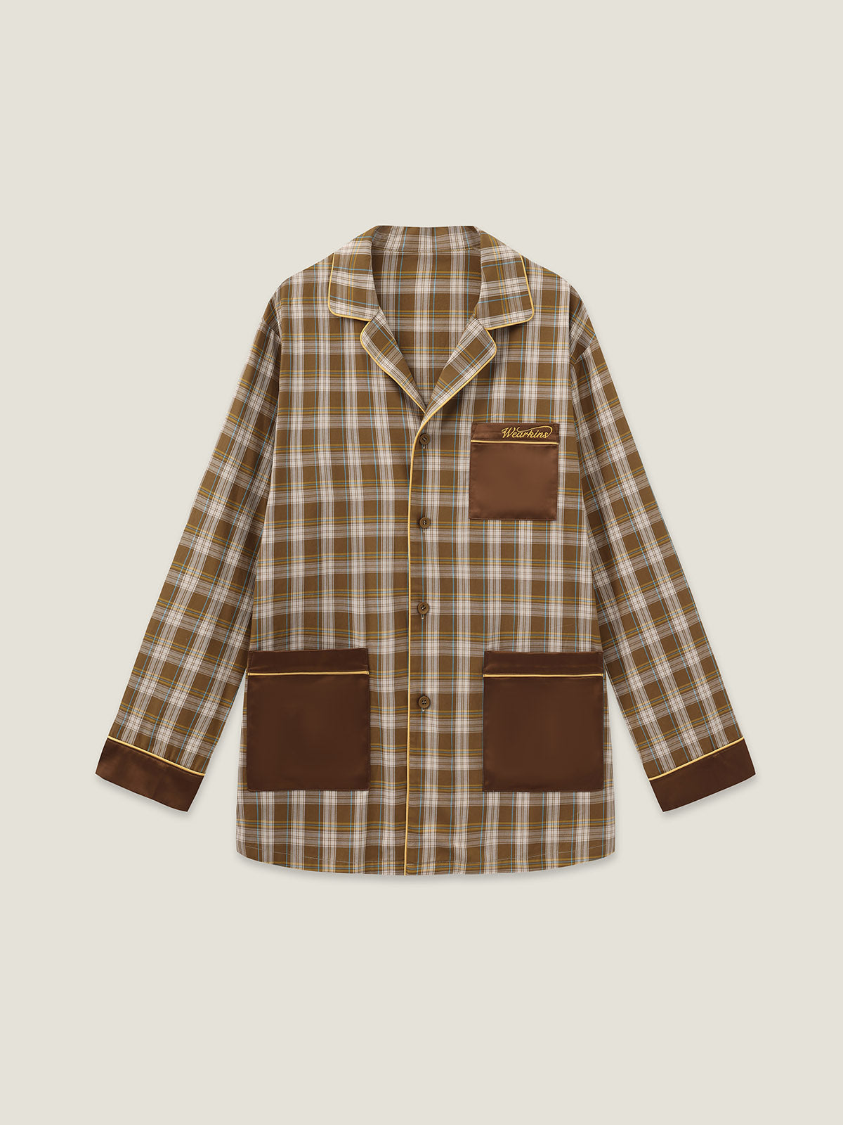 adults-brown-pajamas-set