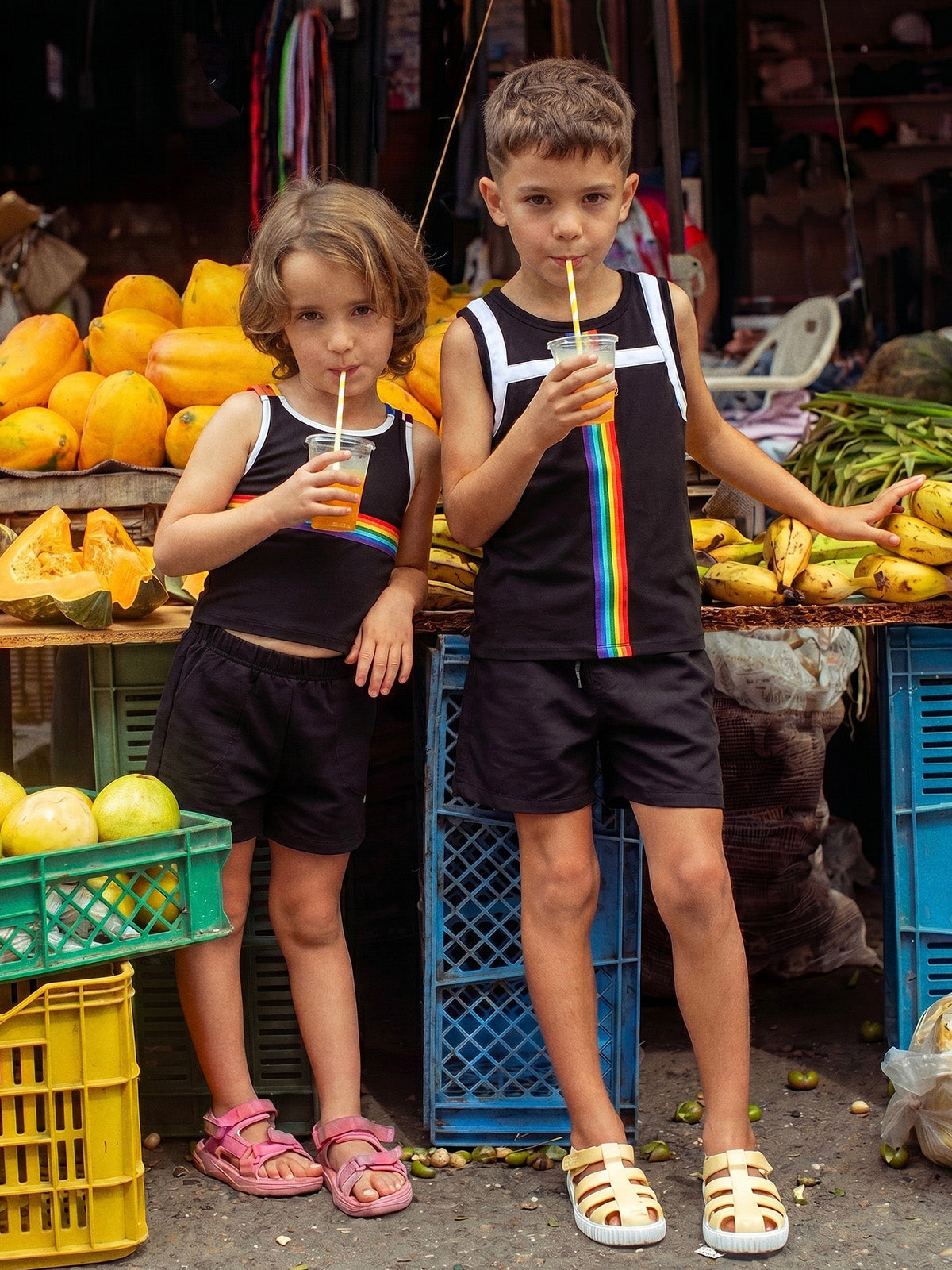 Pride Month Parade Rainbow Tank Top for Kids