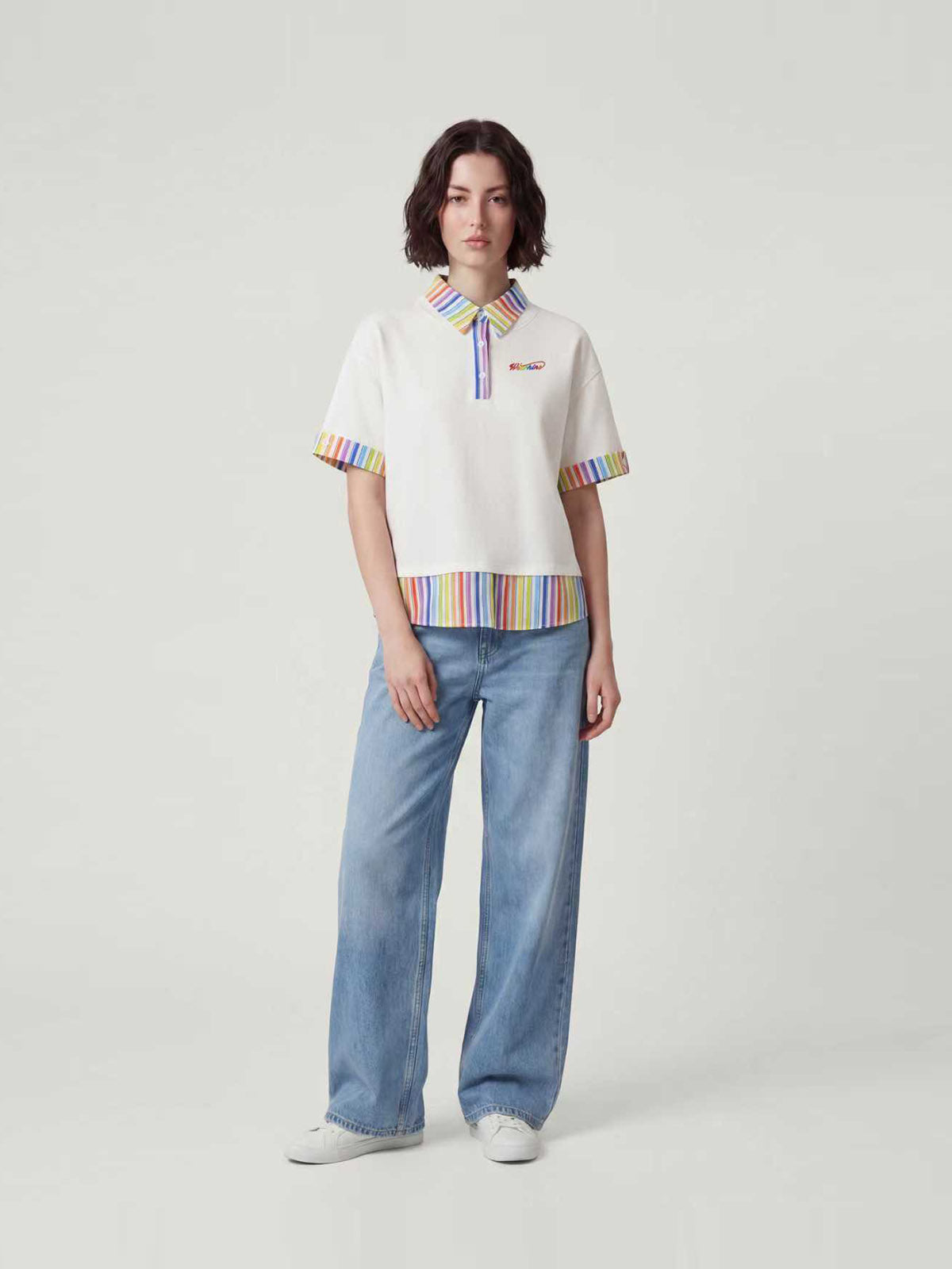 Pride Month Parade Picnic Scarf Collar Tee for Adults