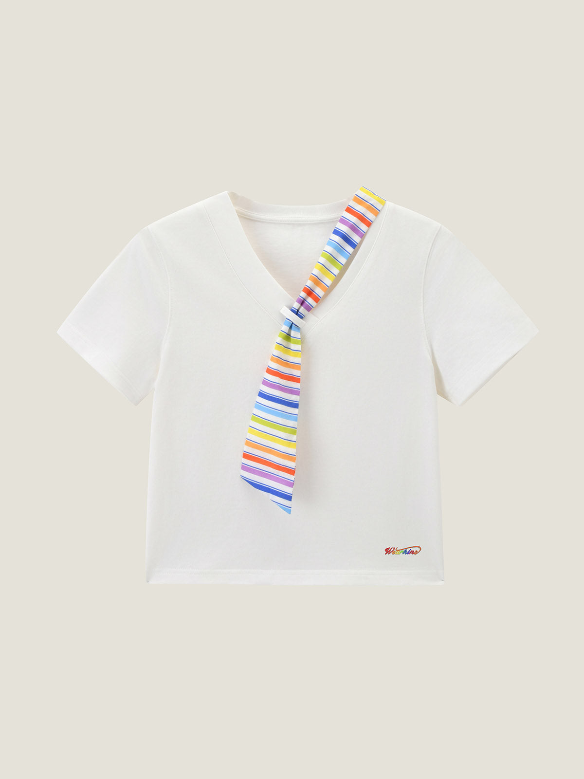 Pride Month Parade Picnic Statement Scarf Collar Tee for Kids