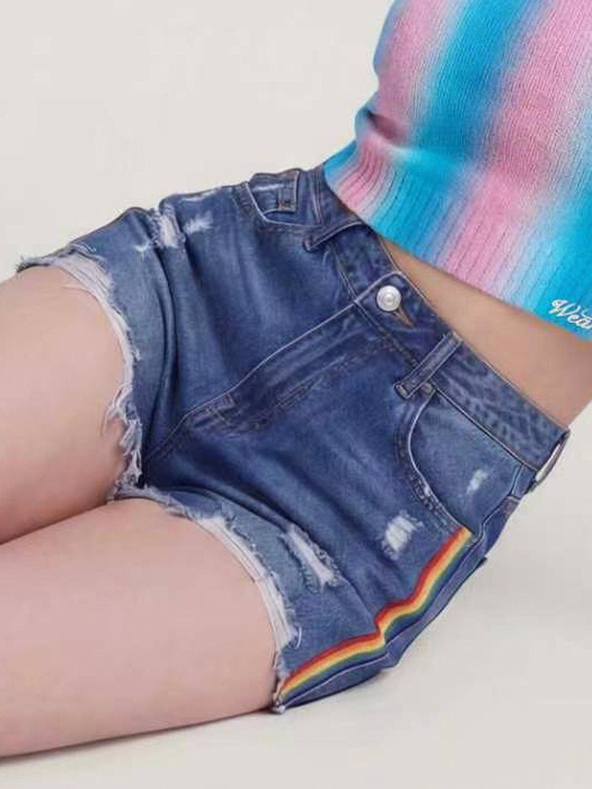 Pride Month Rainbow Shorts for Adults