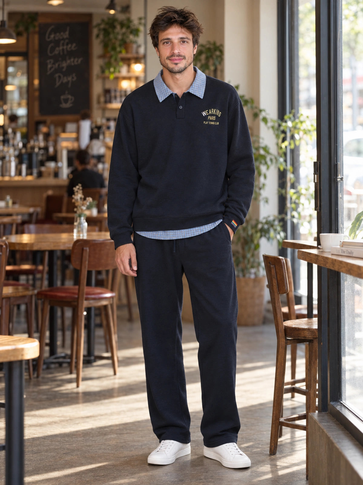 Gemütliches Sweatshirt- und Hosen-Set für Erwachsene-KINS CLASS DURAFLOW
