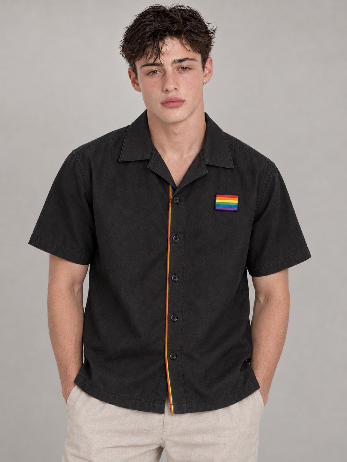 Switch 2-in-1 Pride Shirt with Detachable Sleeves – Purple