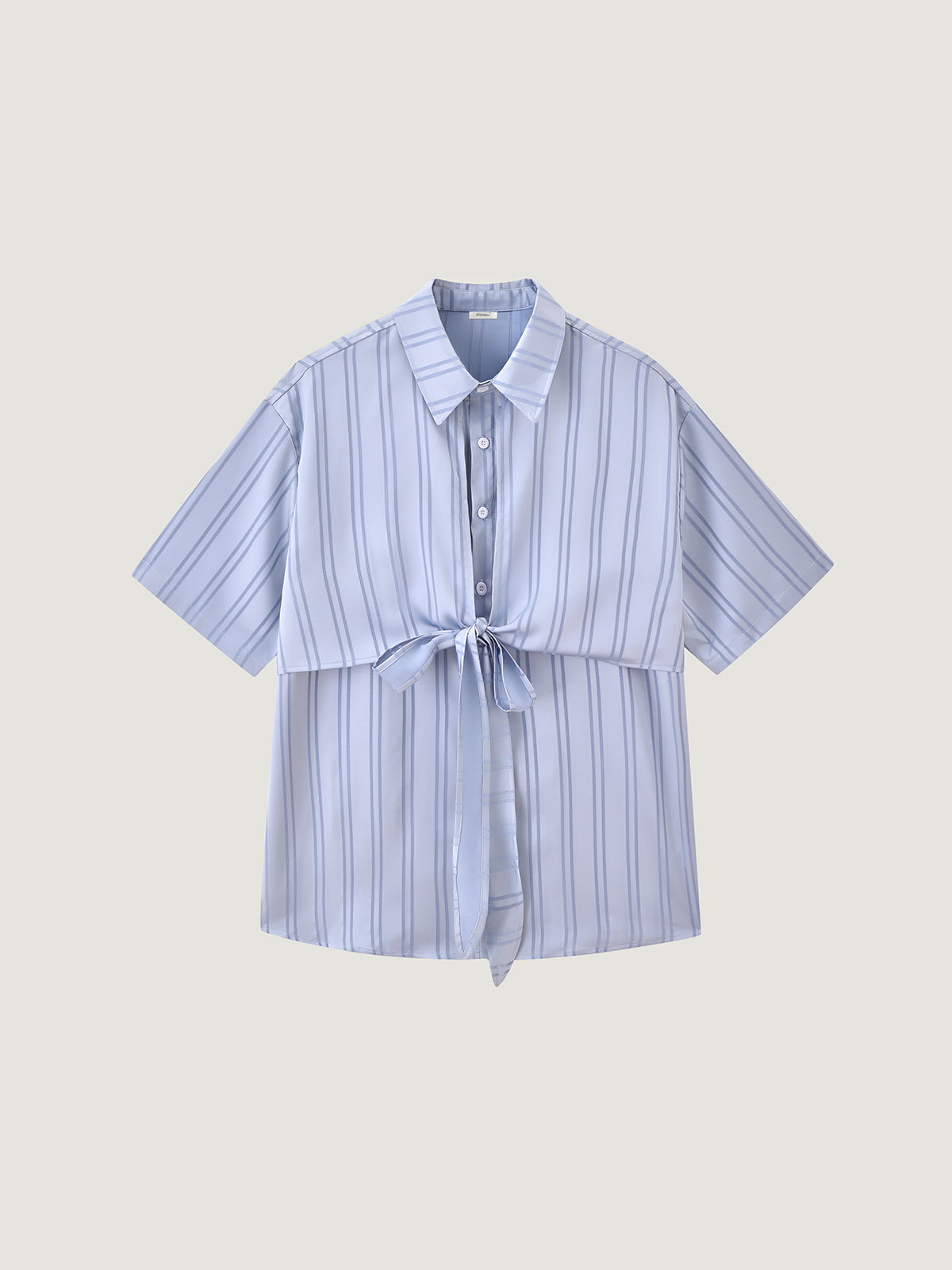 Sunny Escape Tie-Front Shirt For Adults