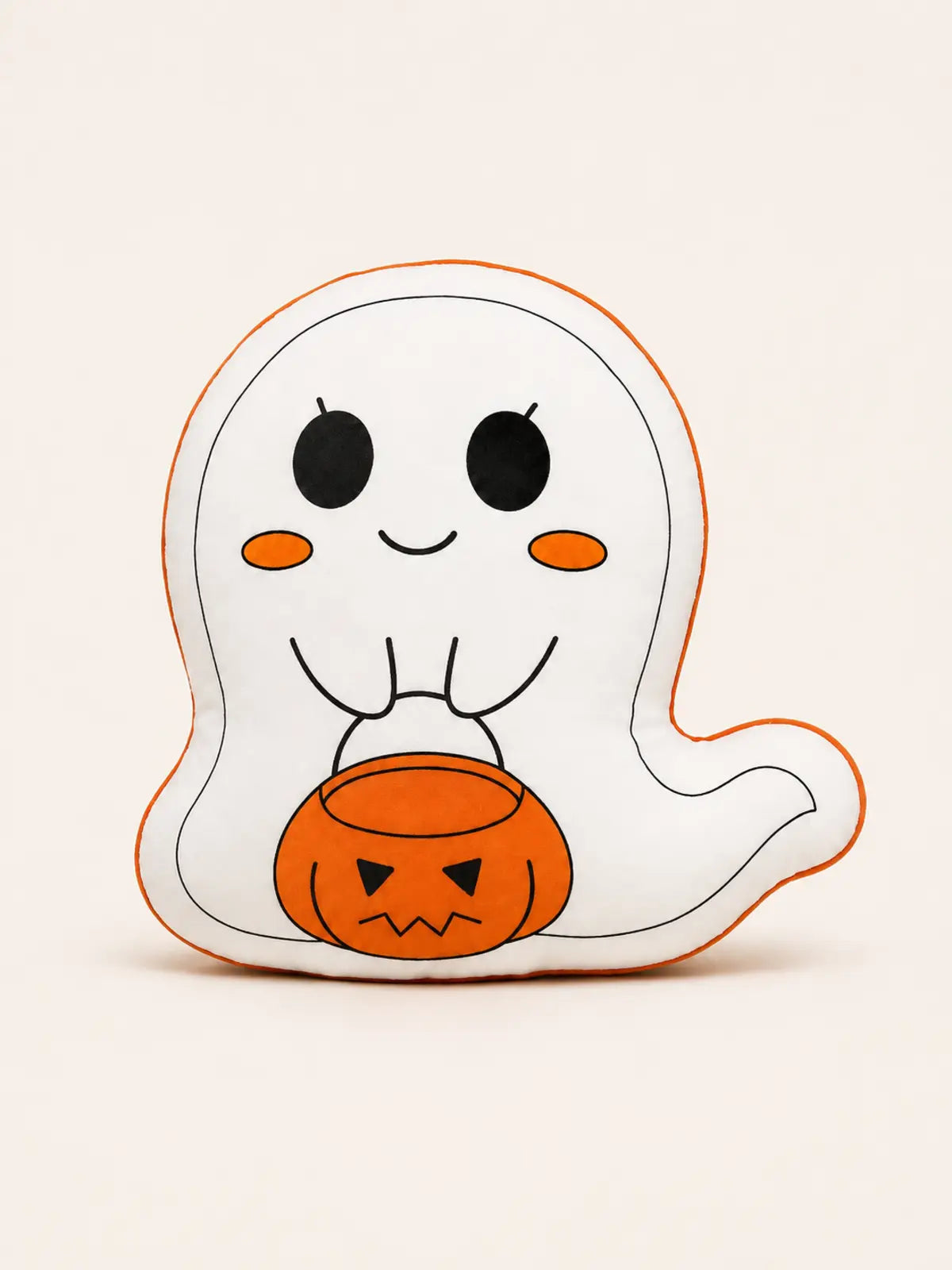 Halloween Shaped Plush Pillow, Pumpkin Ghost Grim Reaper Stuffed Doll, Spooky Home Decor Toy