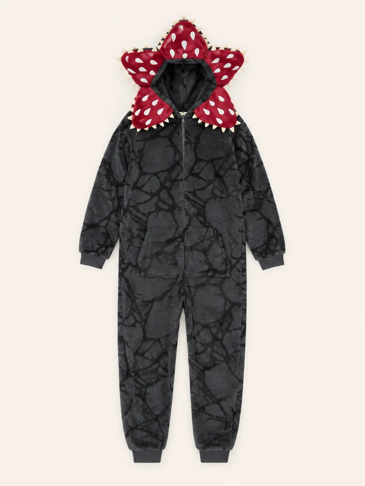 Venus Flytrap Hooded Halloween Onesie Pajamas