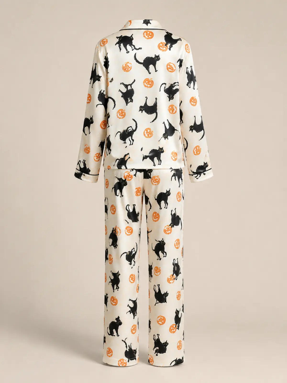 Halloween Pumpkin Print Pajamas