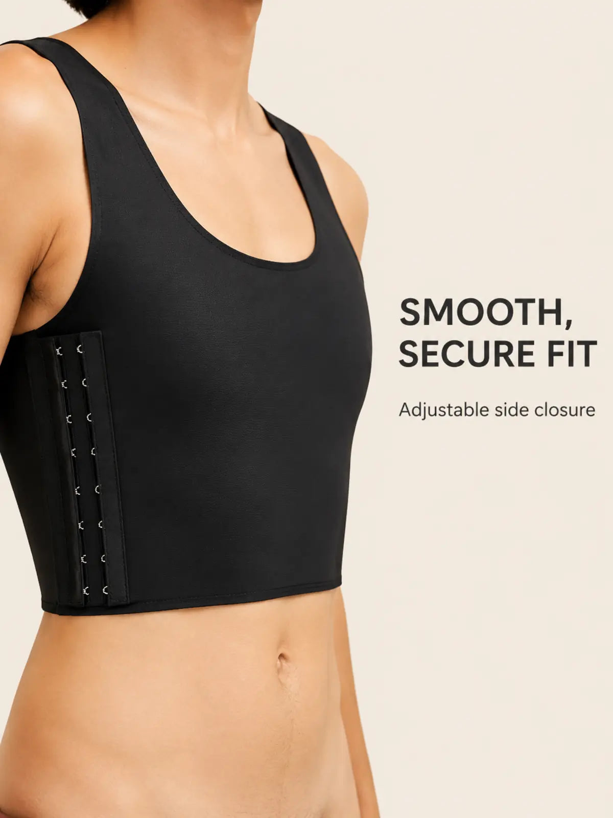 Breathable Cotton Elastic Band Colors Chest Binder Tank Top