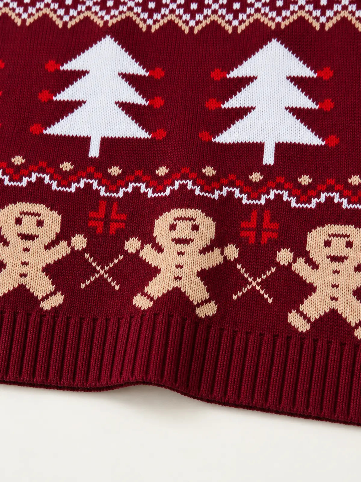 Gingerbread Man Christmas Jacquard Sweater