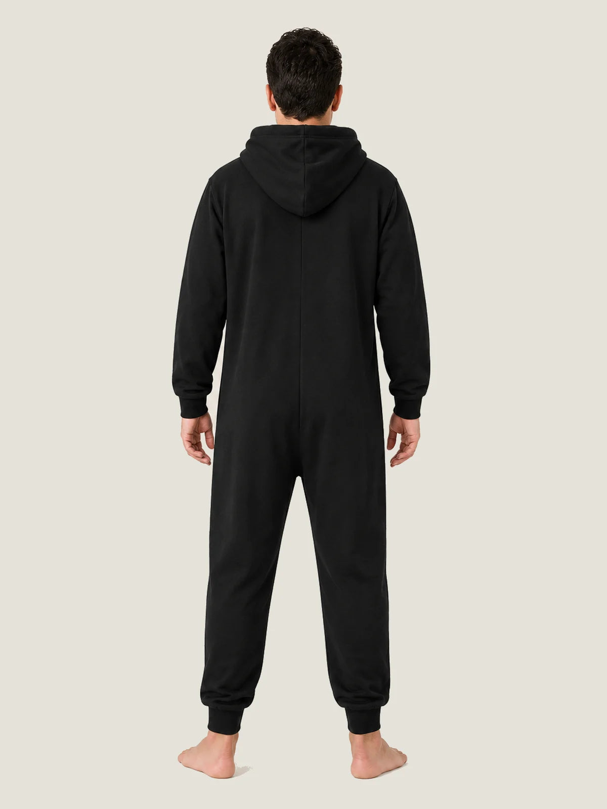 Kids’ Glow-in-the-Dark Skeleton Hooded Jumpsuit for Halloween